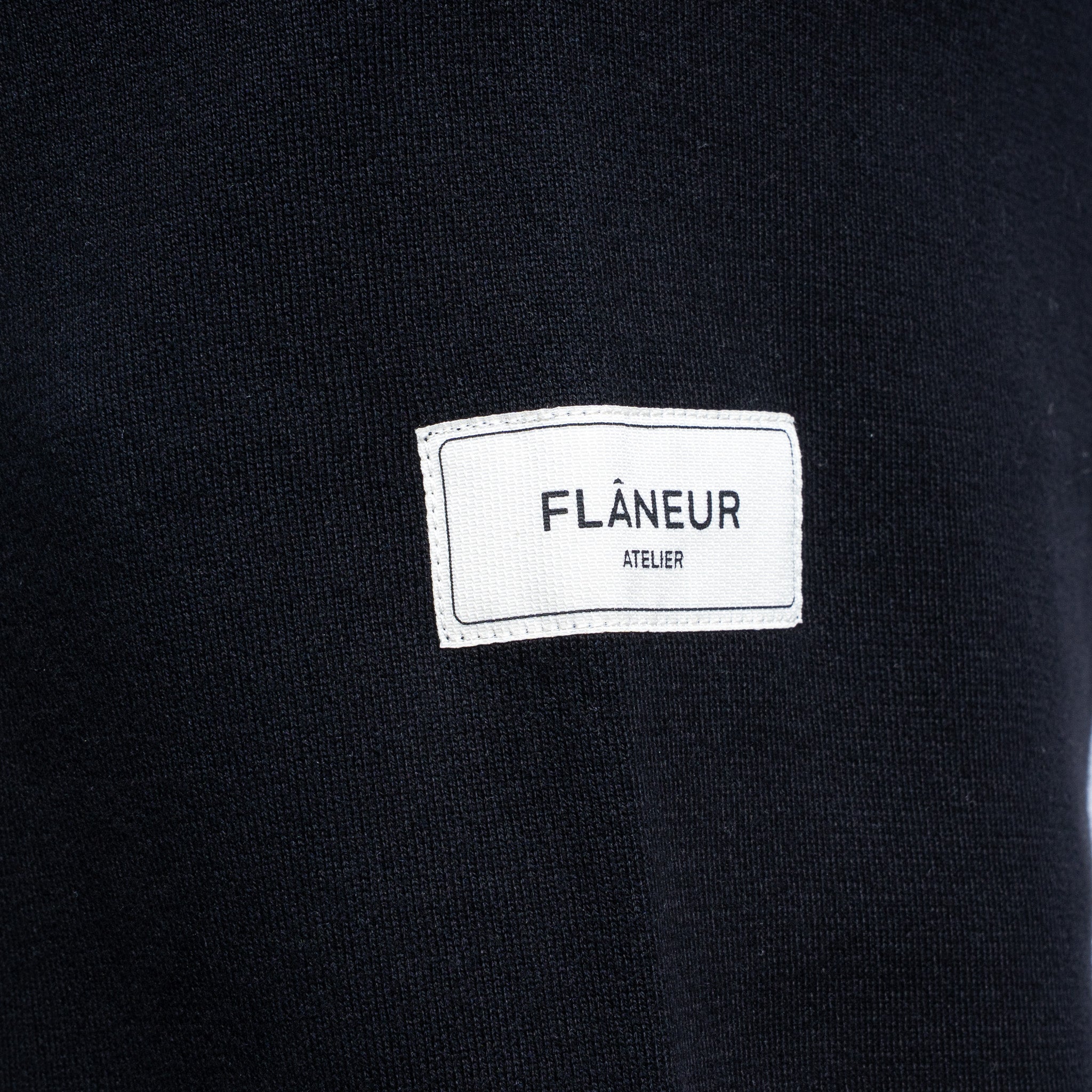 Flaneur Pantalon Zwart | Atelier Knit Trousers