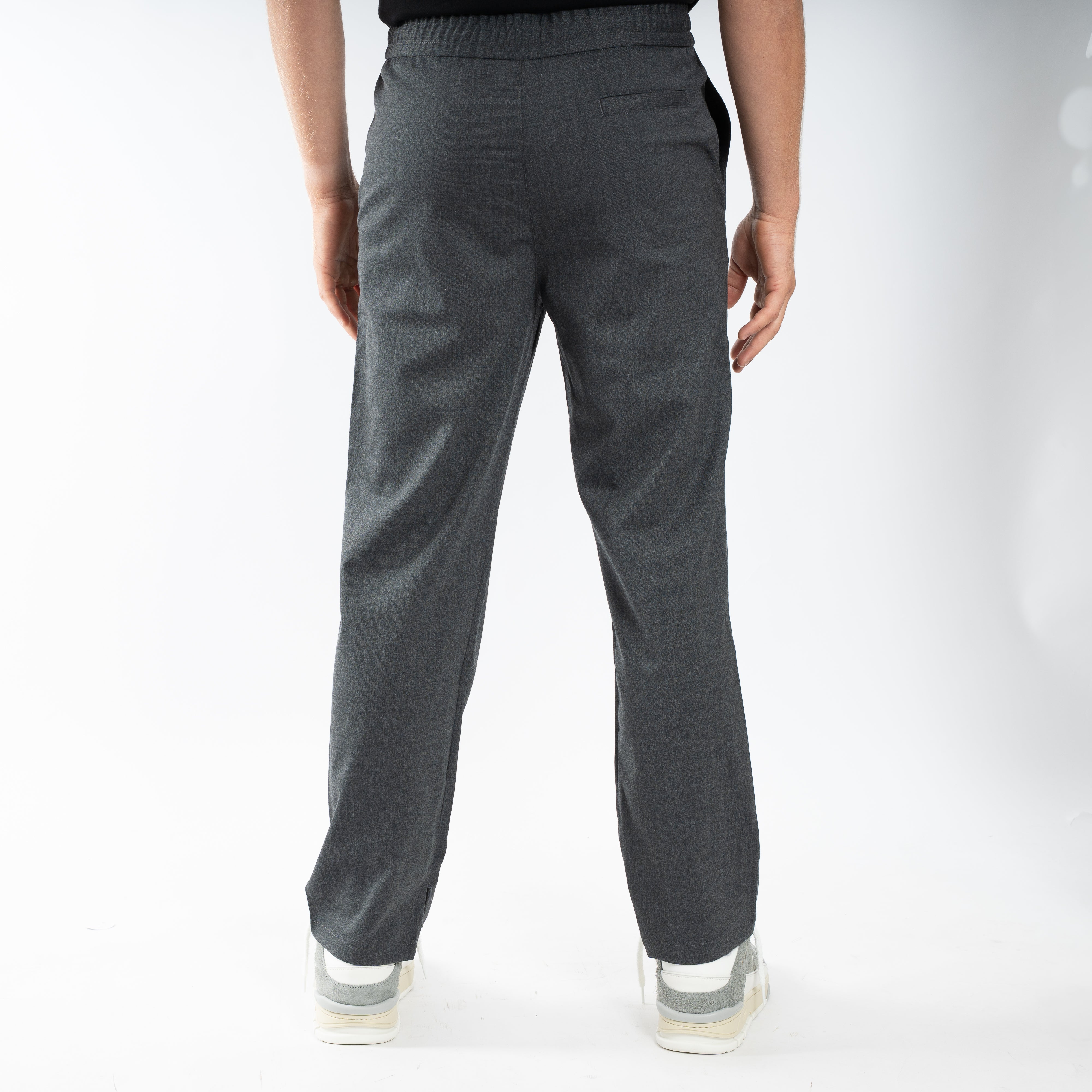 Filling Pieces Pantalon Grijs | Coach Pants Twill Wool