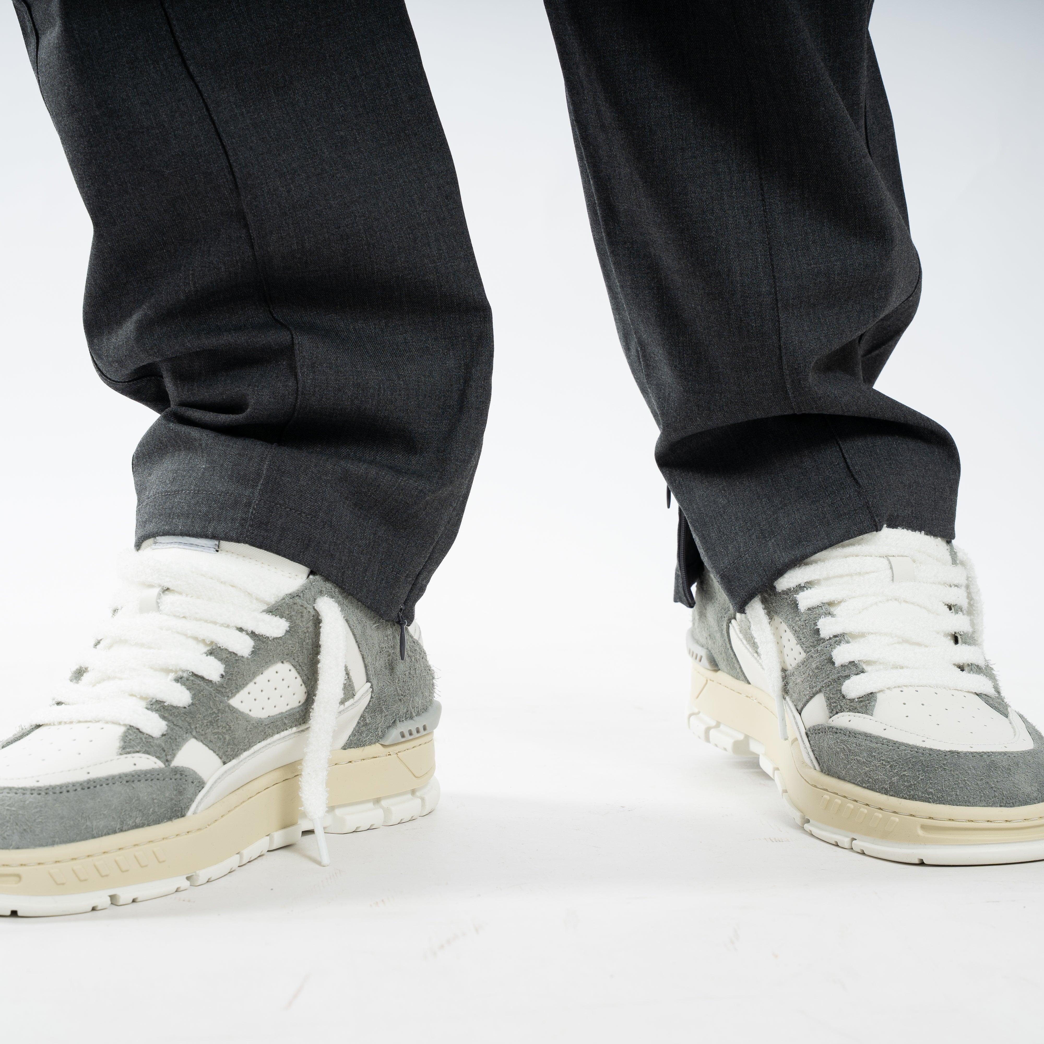 Filling Pieces Pantalon Grijs | Coach Pants Twill Wool