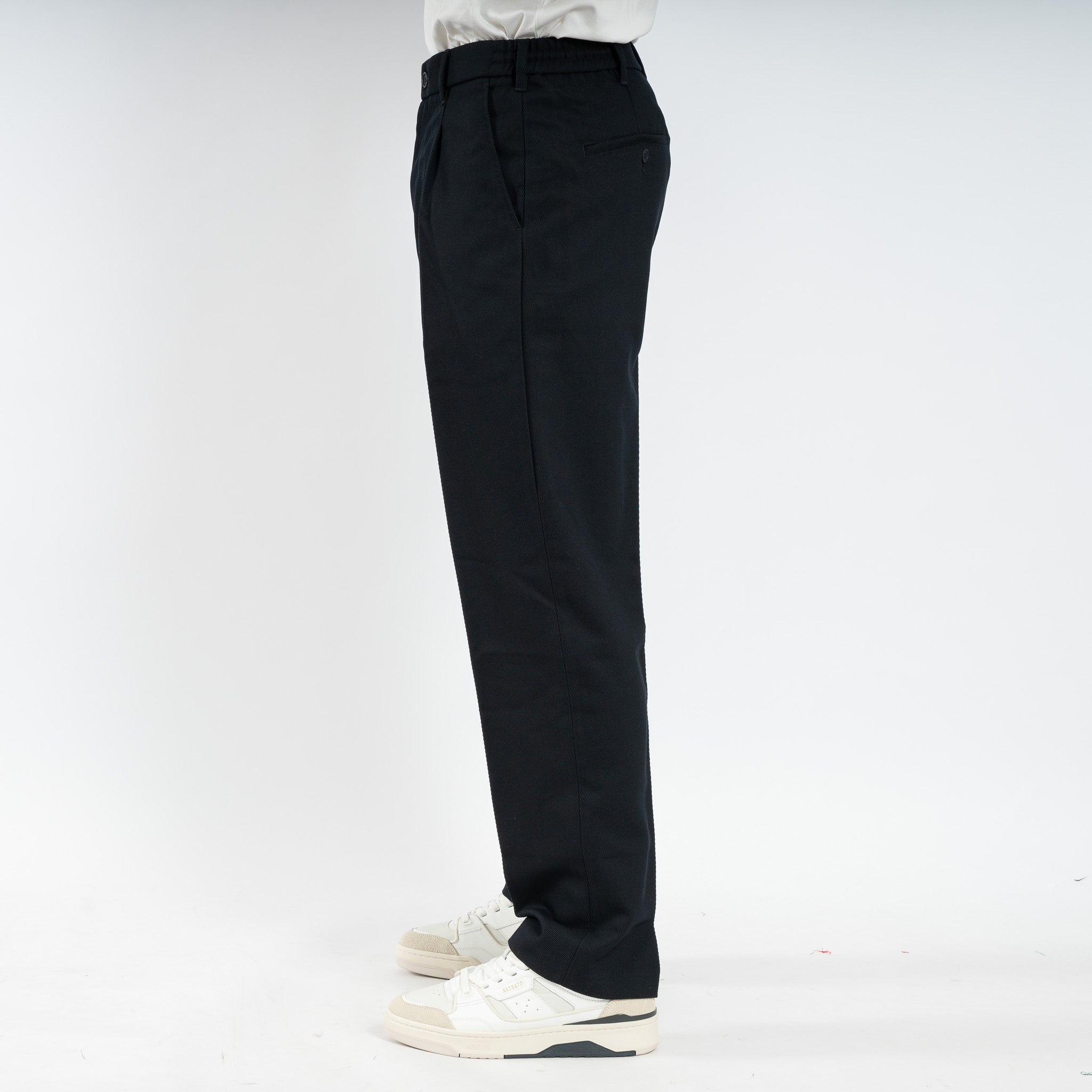 Olaf Chino Grijs | Regular Twill Pleated