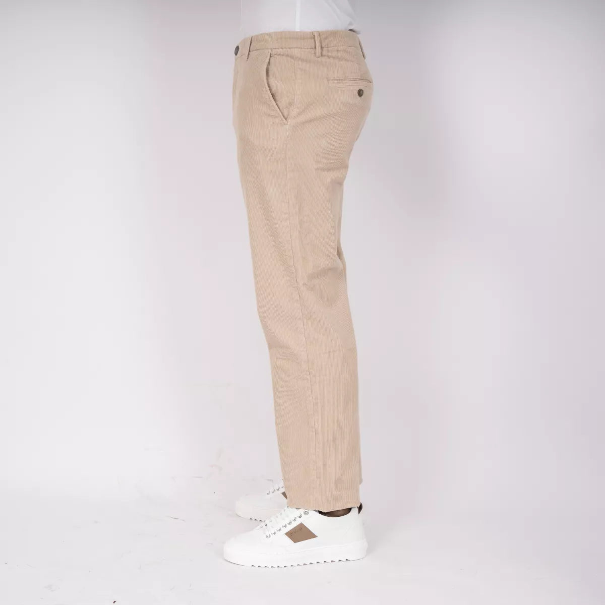 Plain Pantalon Corduroy Beige | LucasPL