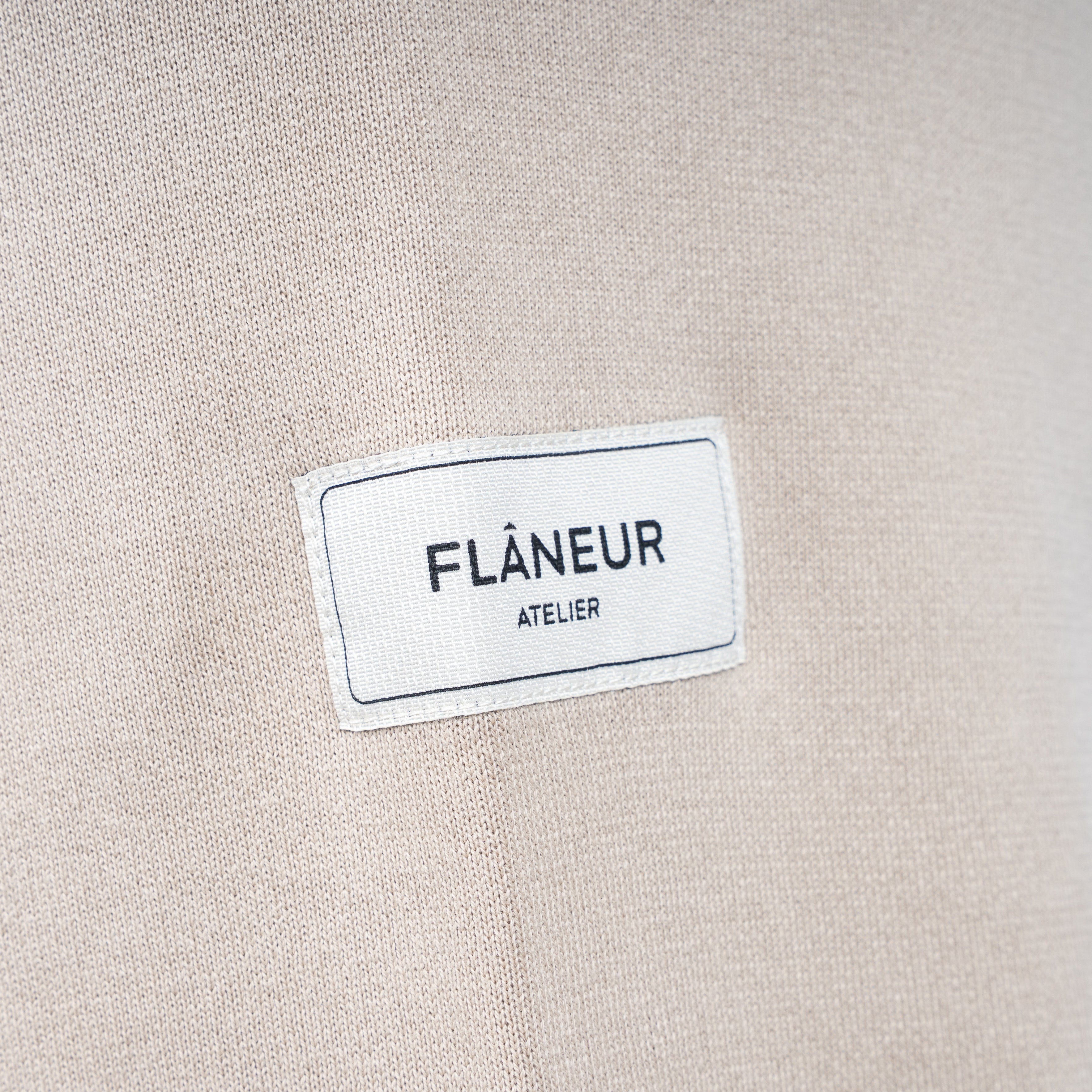 Flaneur Pantalon Beige | Atelier Knit Trousers