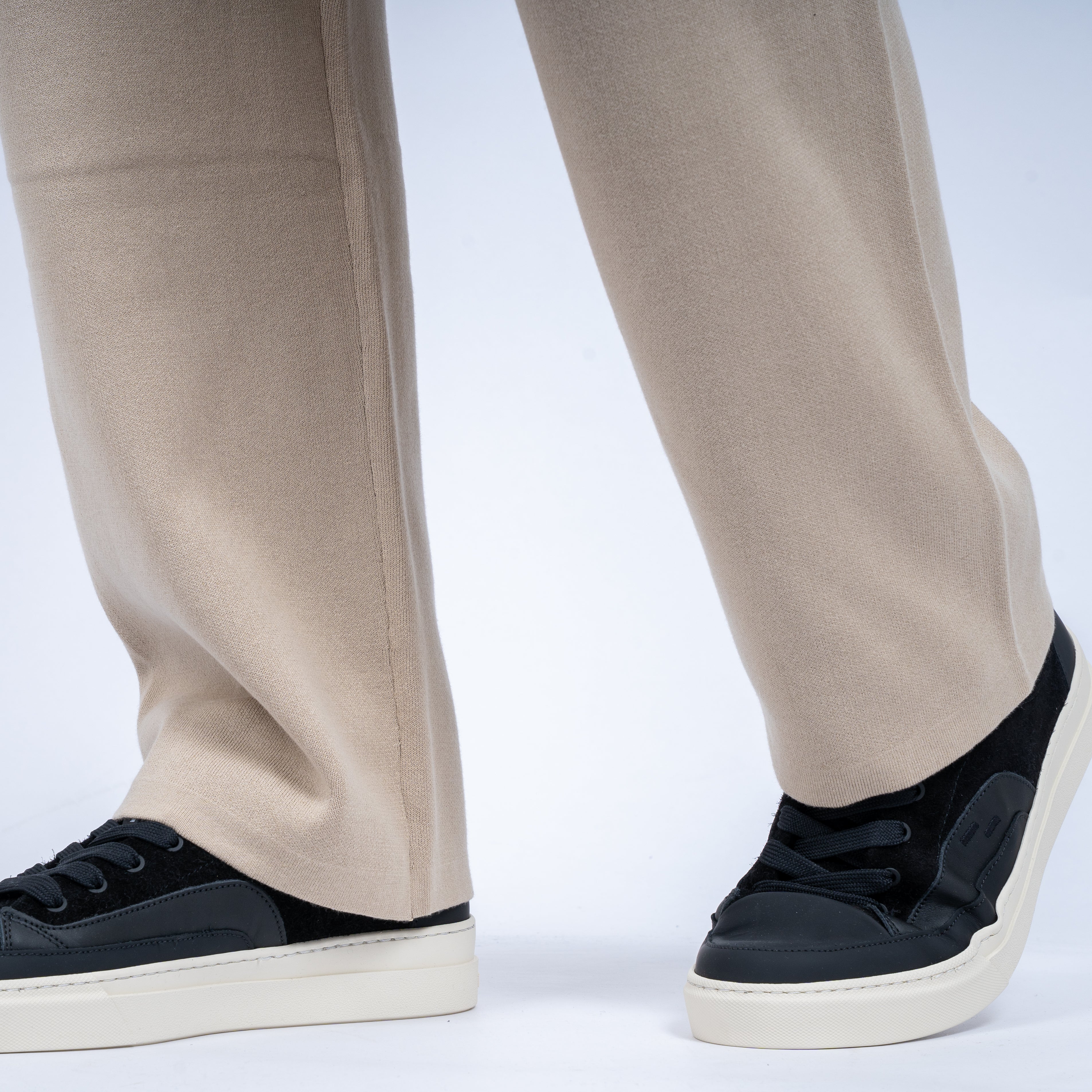 Flaneur Pantalon Beige | Atelier Knit Trousers