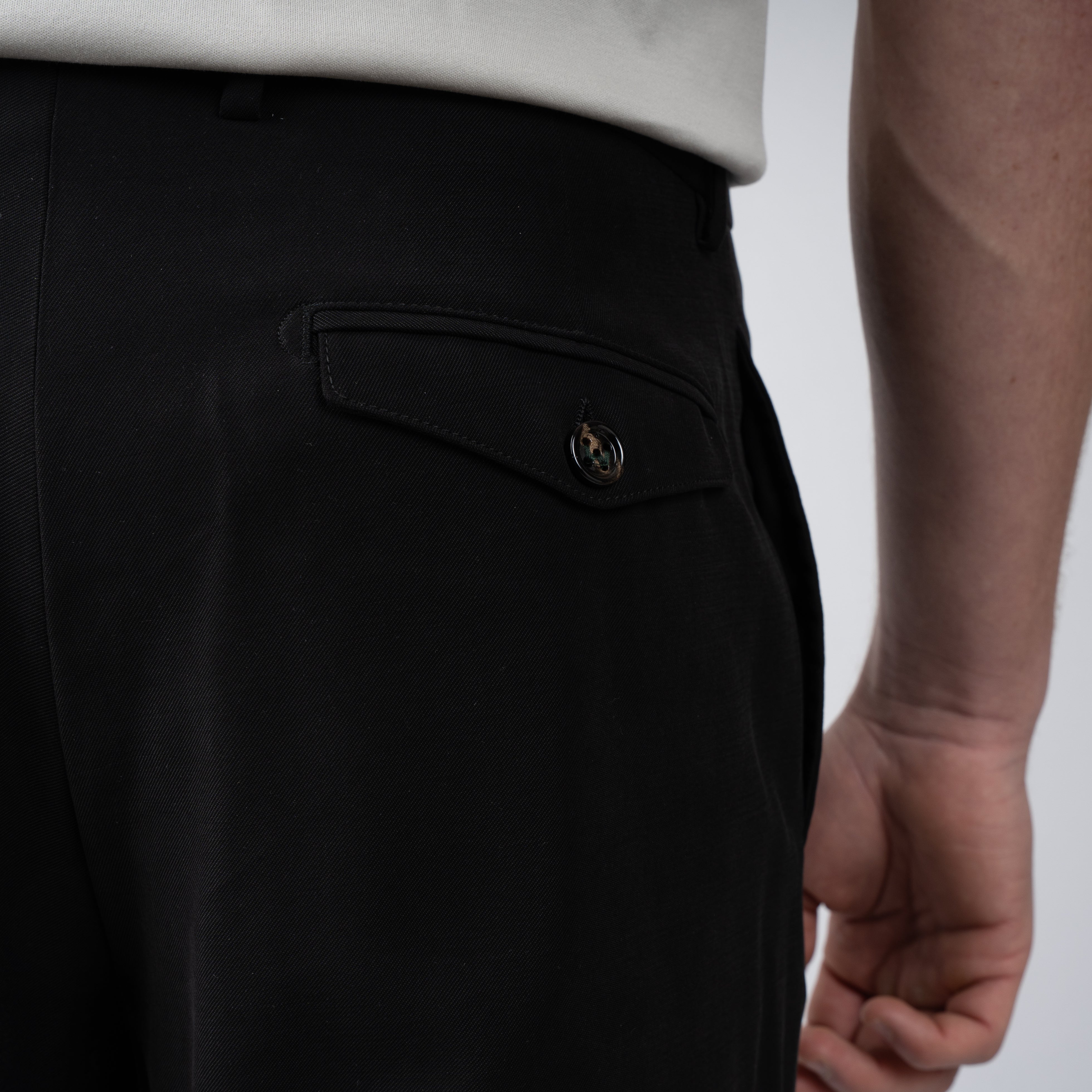 Berwich Pantalon Zwart | Lucano