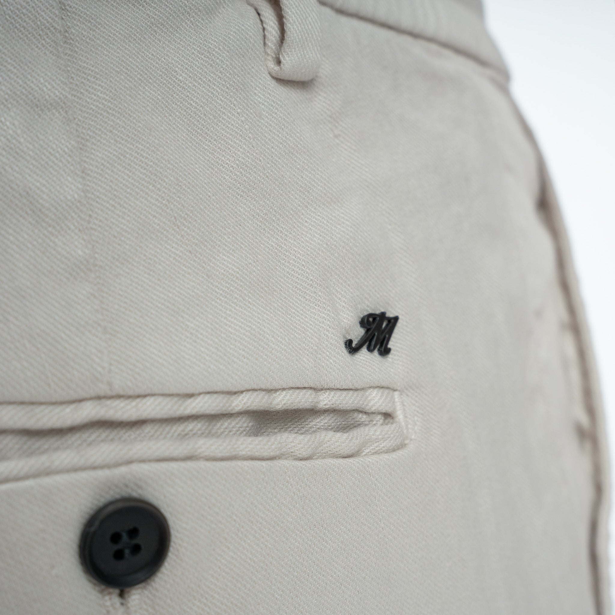 Mason's Linnen Chino Licht Grijs| Milano Jogger