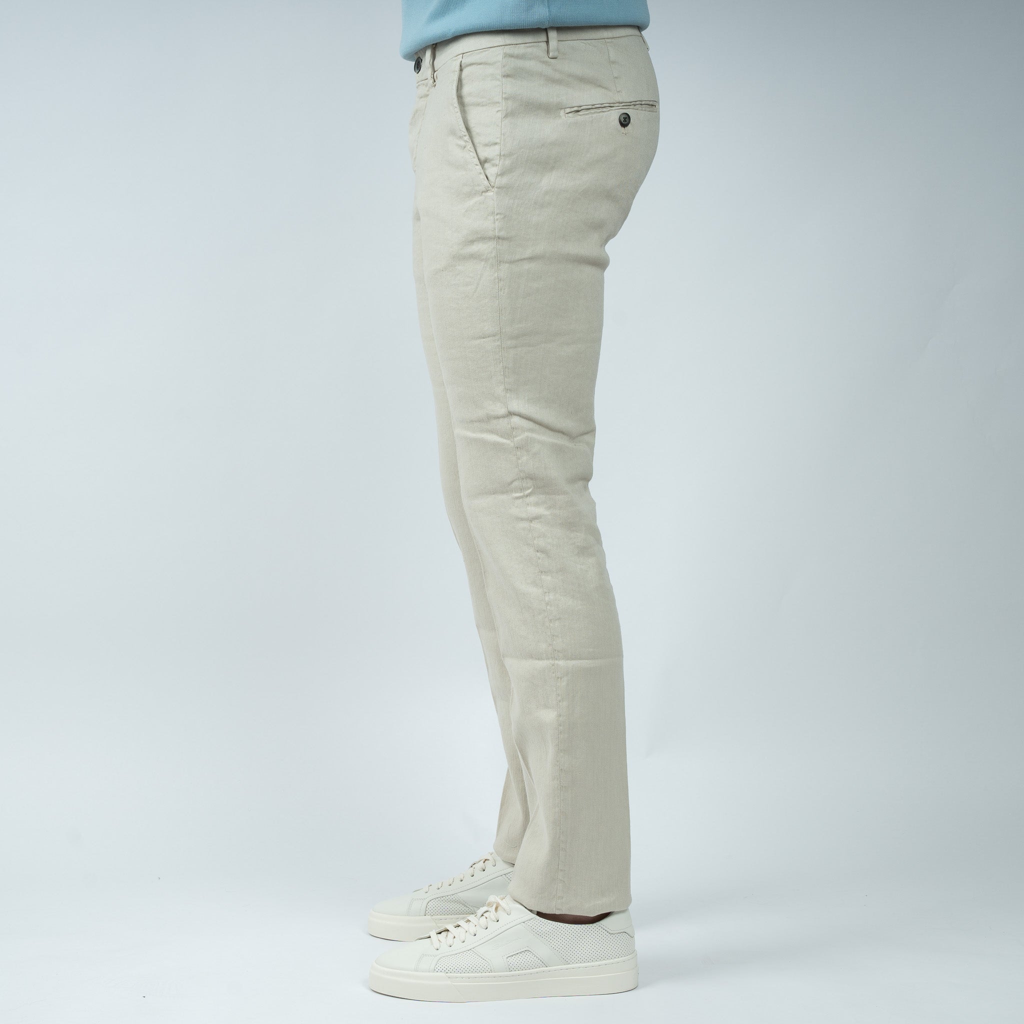 Mason's Linnen Chino Grijs | Torino