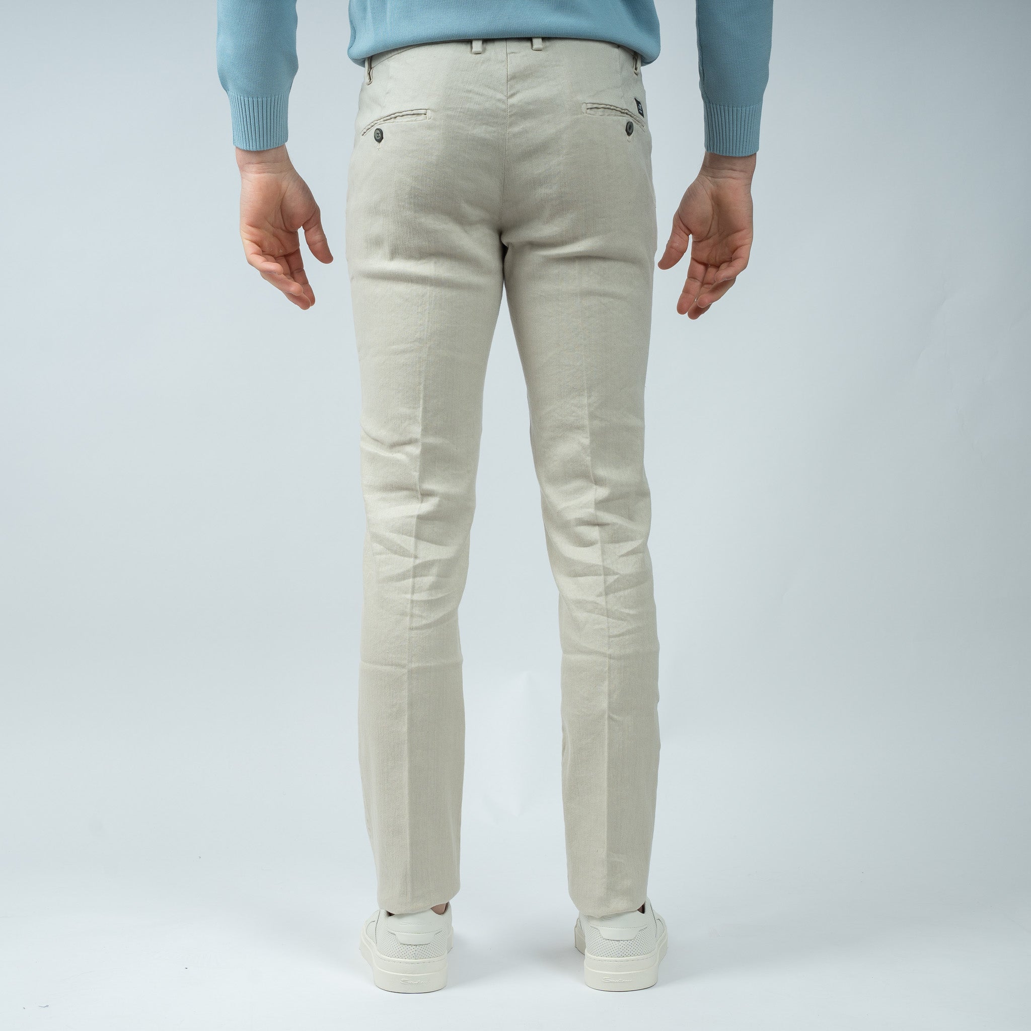 Mason's Linnen Chino Grijs | Torino