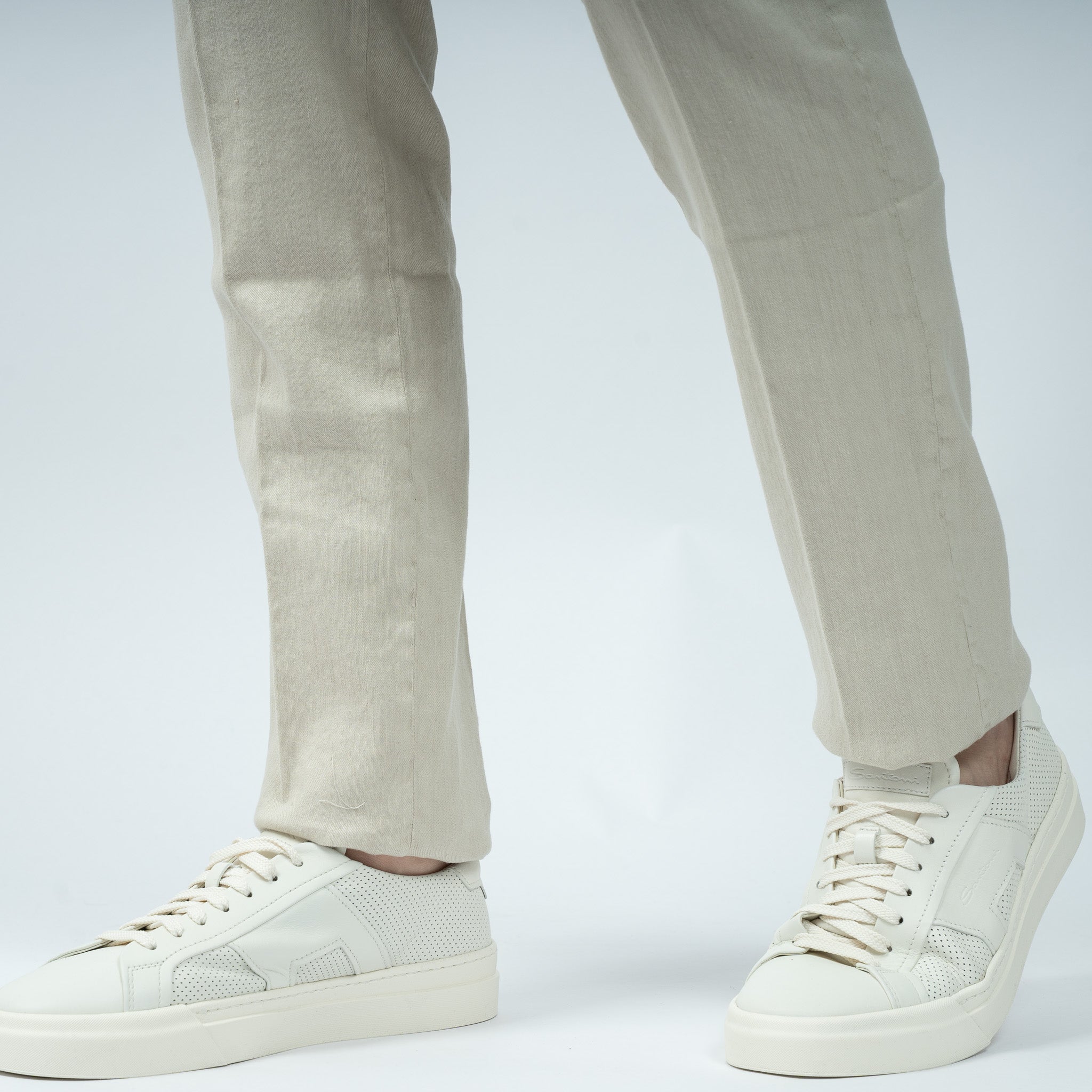 Mason's Linnen Chino Grijs | Torino