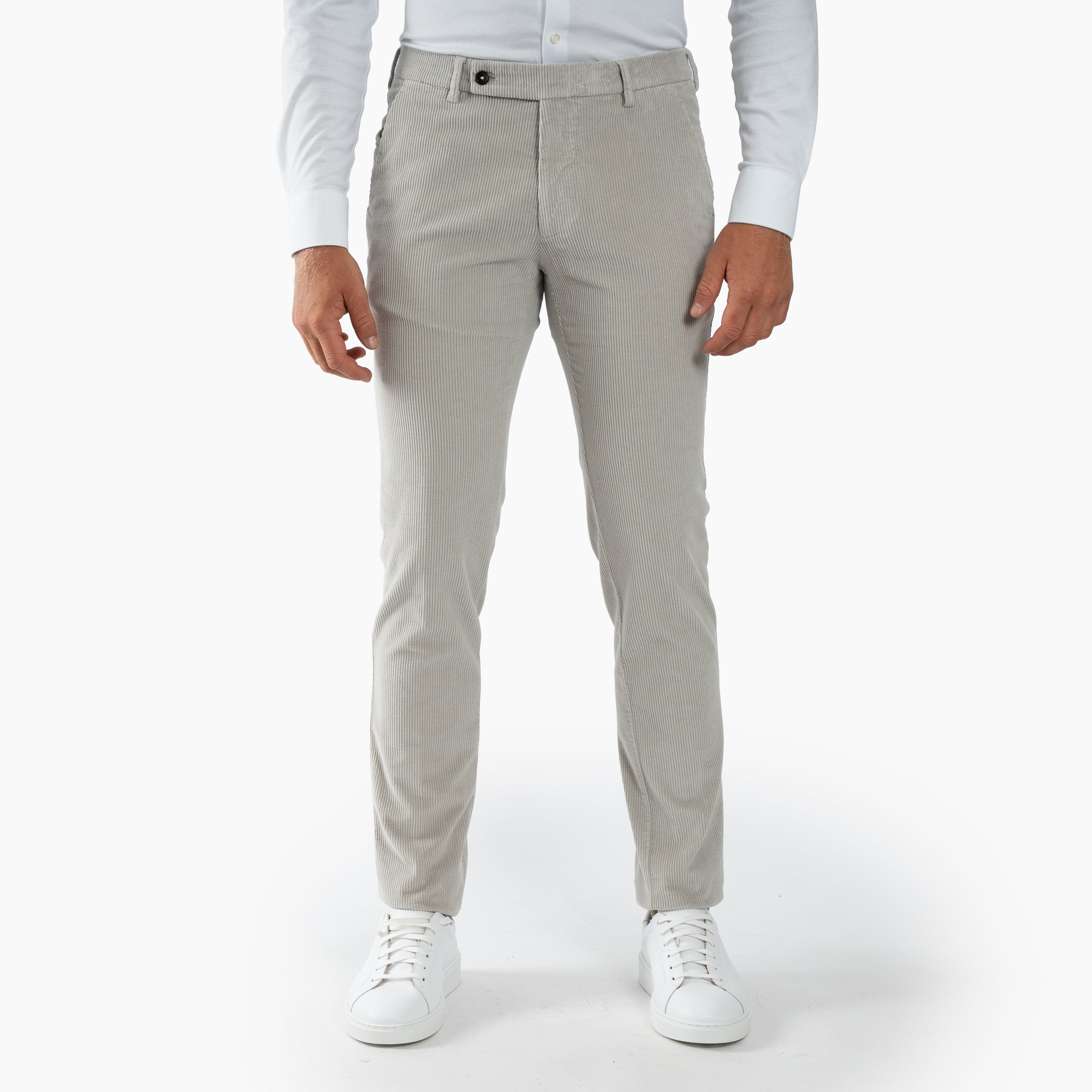 Berwich Chino Corduroy Grijs | Morello