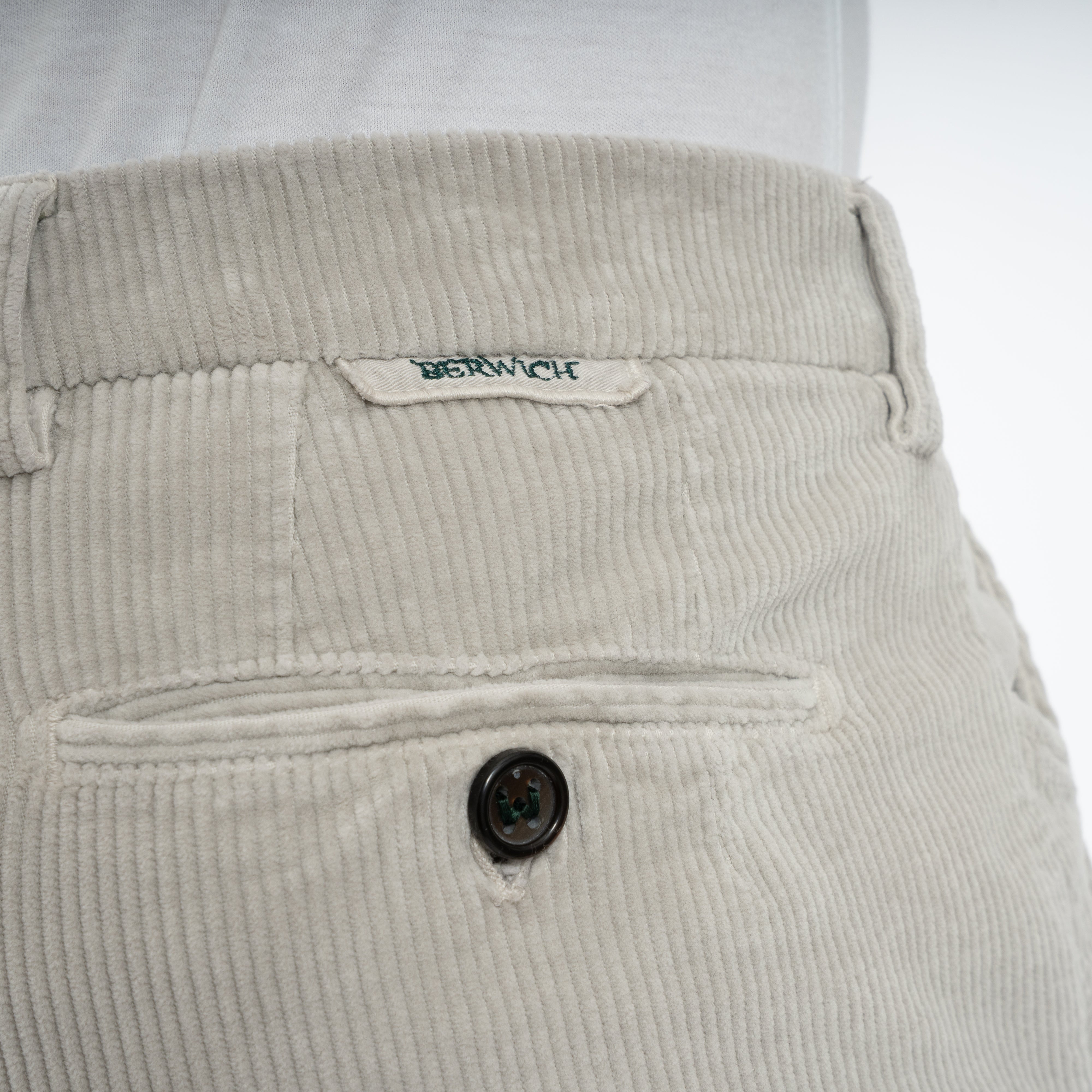 Berwich Chino Corduroy Grijs | Morello