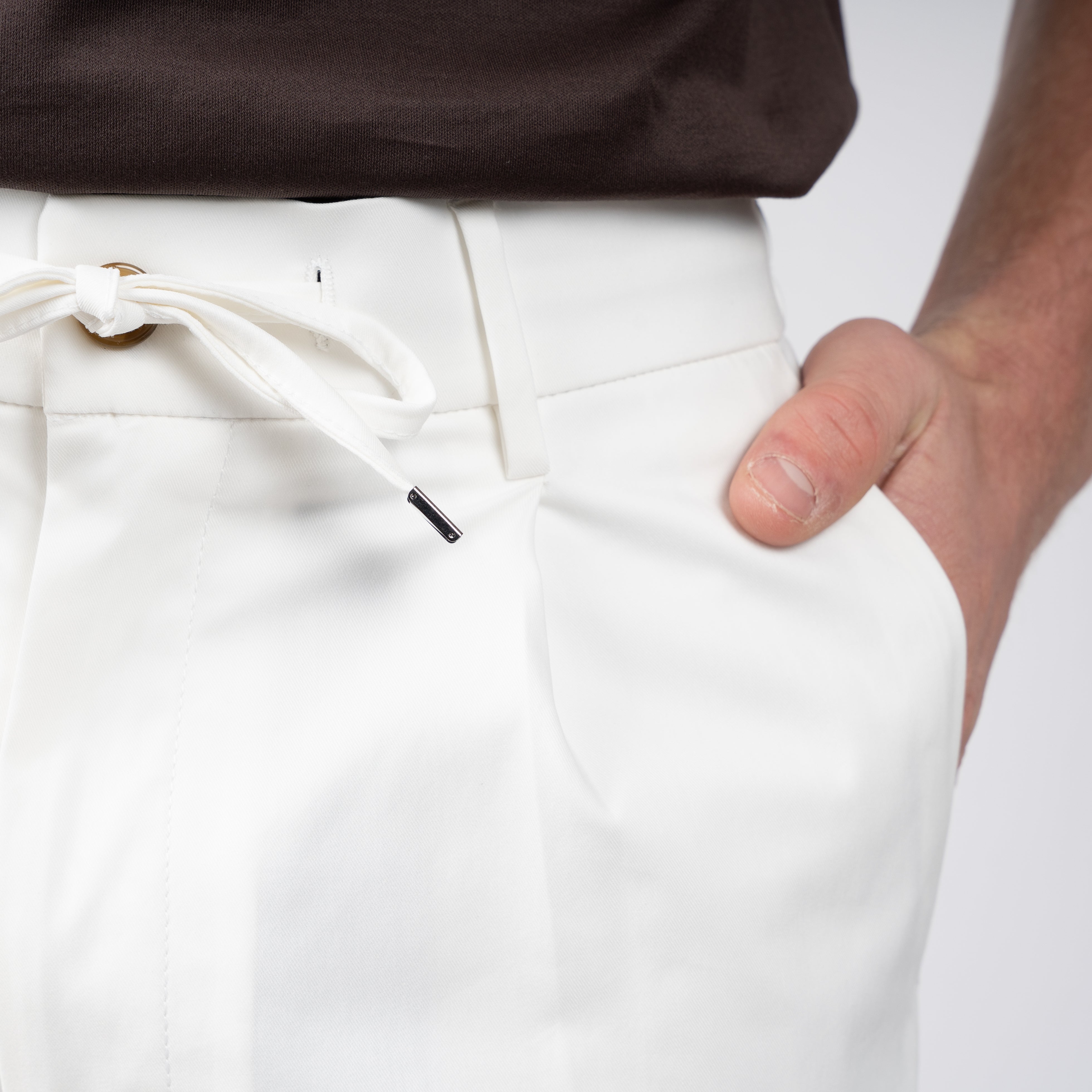 Berwich Pantalon Wit  | Spiaggia Tech