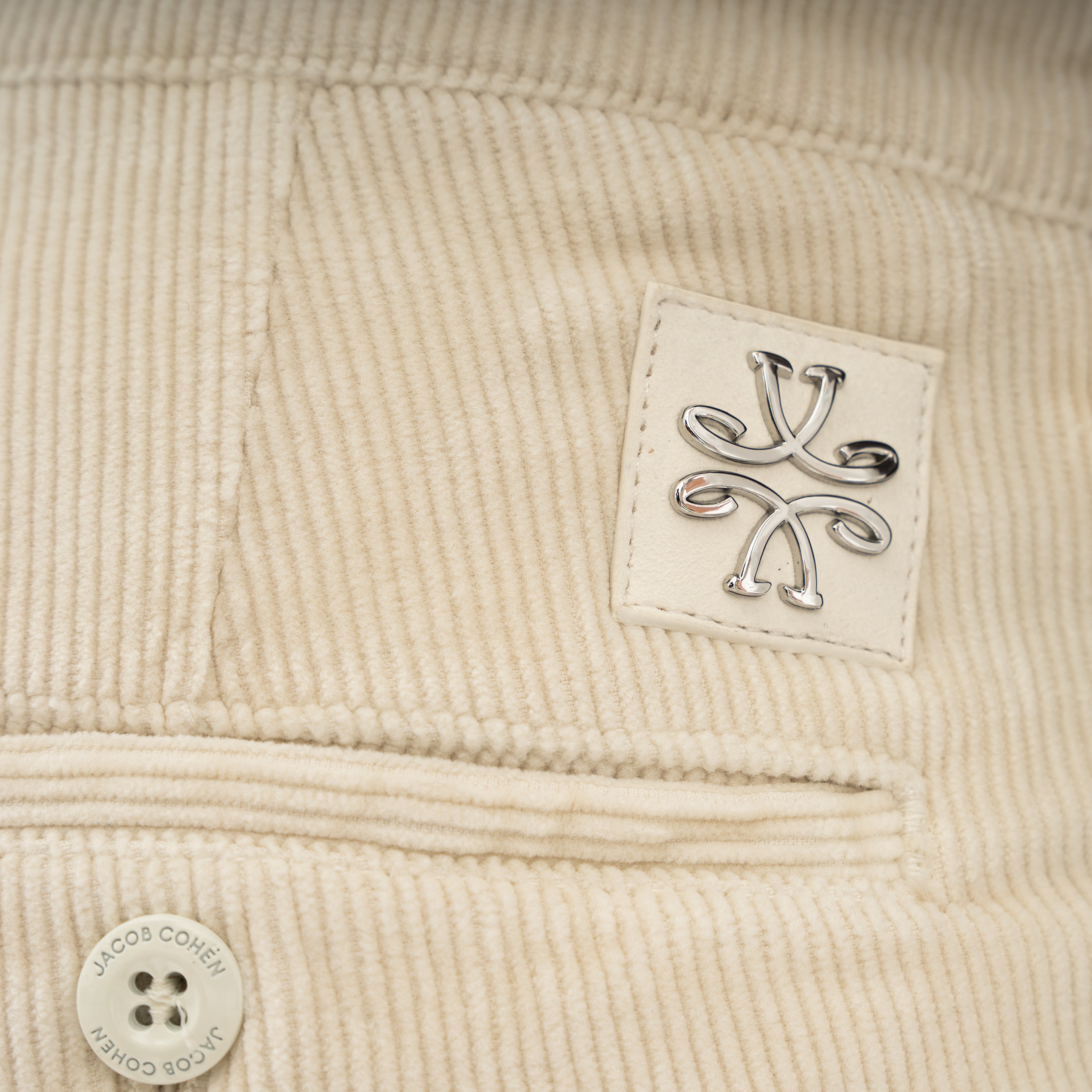 Jacob Cohen Chino Corduroy Creme | Bobby