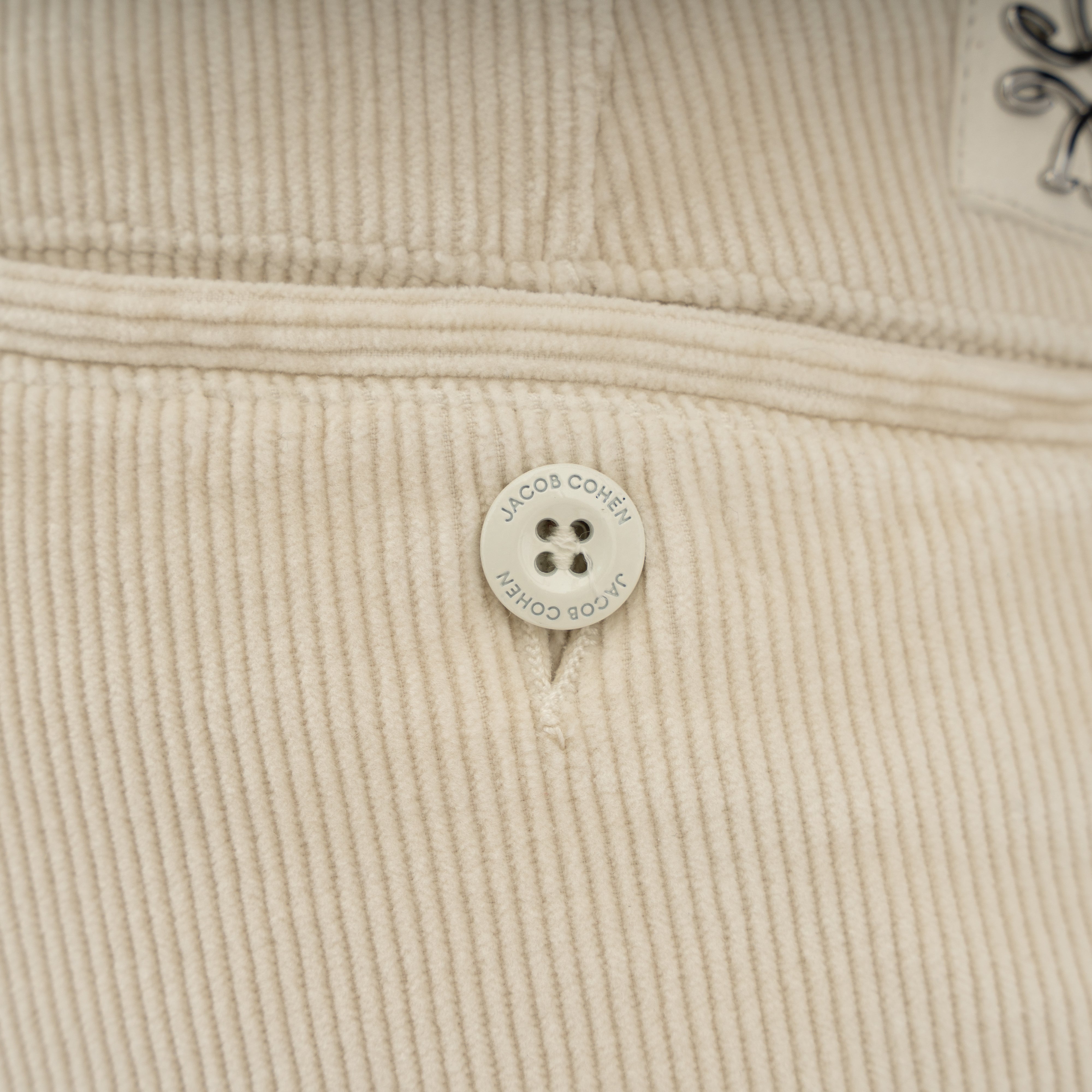 Jacob Cohen Chino Corduroy Creme | Bobby