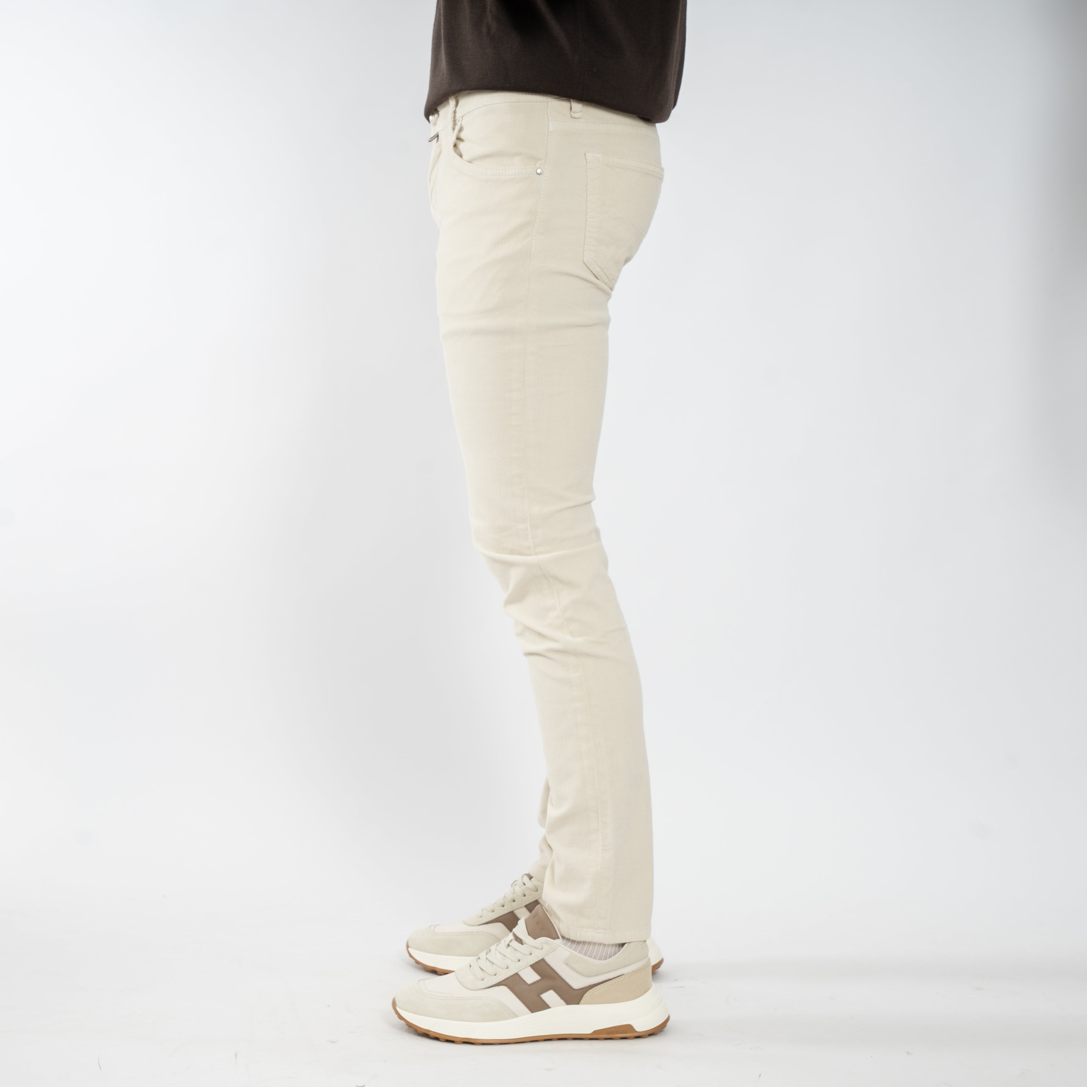 Jacob Cohen Chino Corduroy Creme | Nick Slim