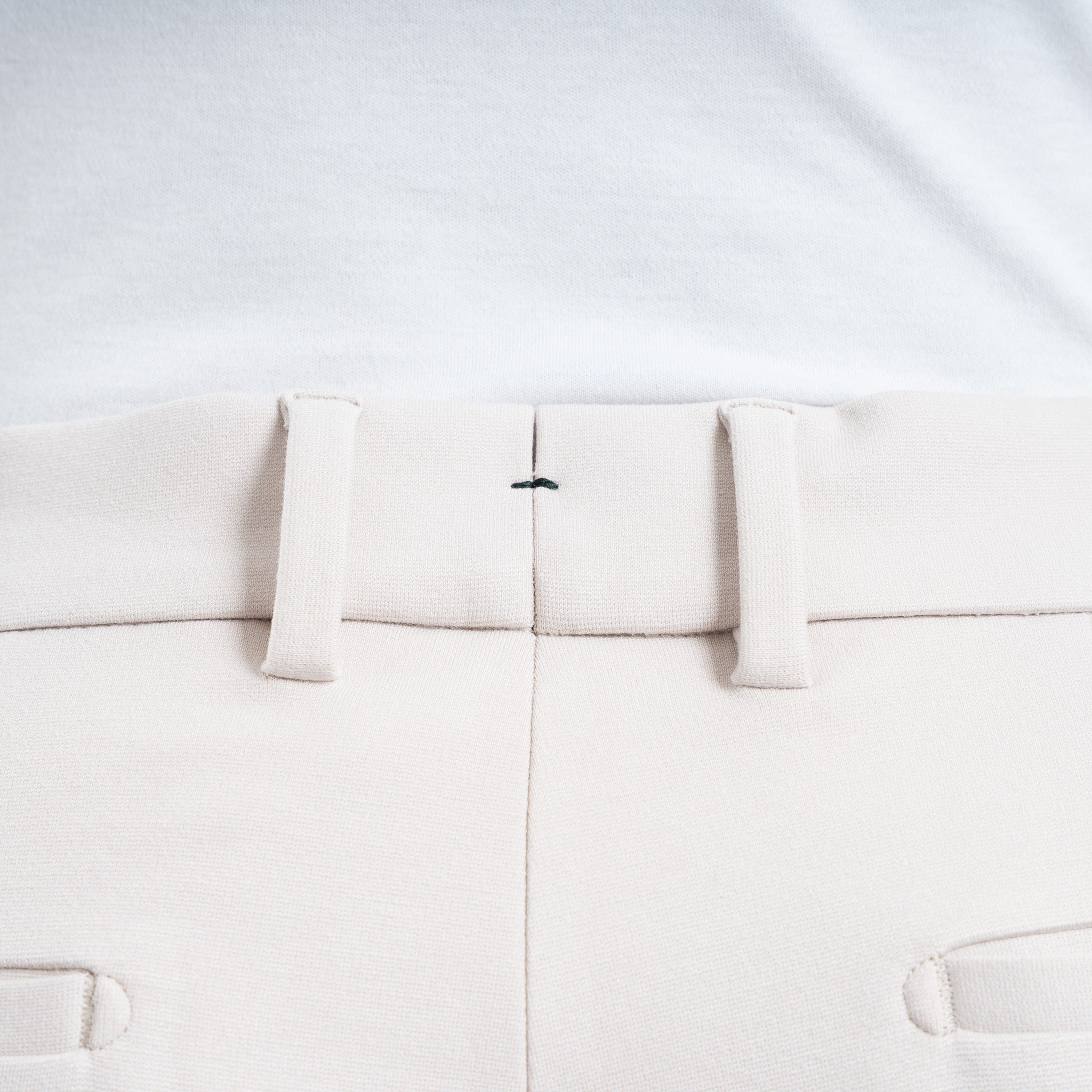 Berwich Chino met Bandplooi Creme | Retro