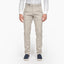 Berwich Chino met bandplooi Lichtgrijs | Retrolong