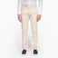 Berwich Chino met bandplooi Creme | Retrolong