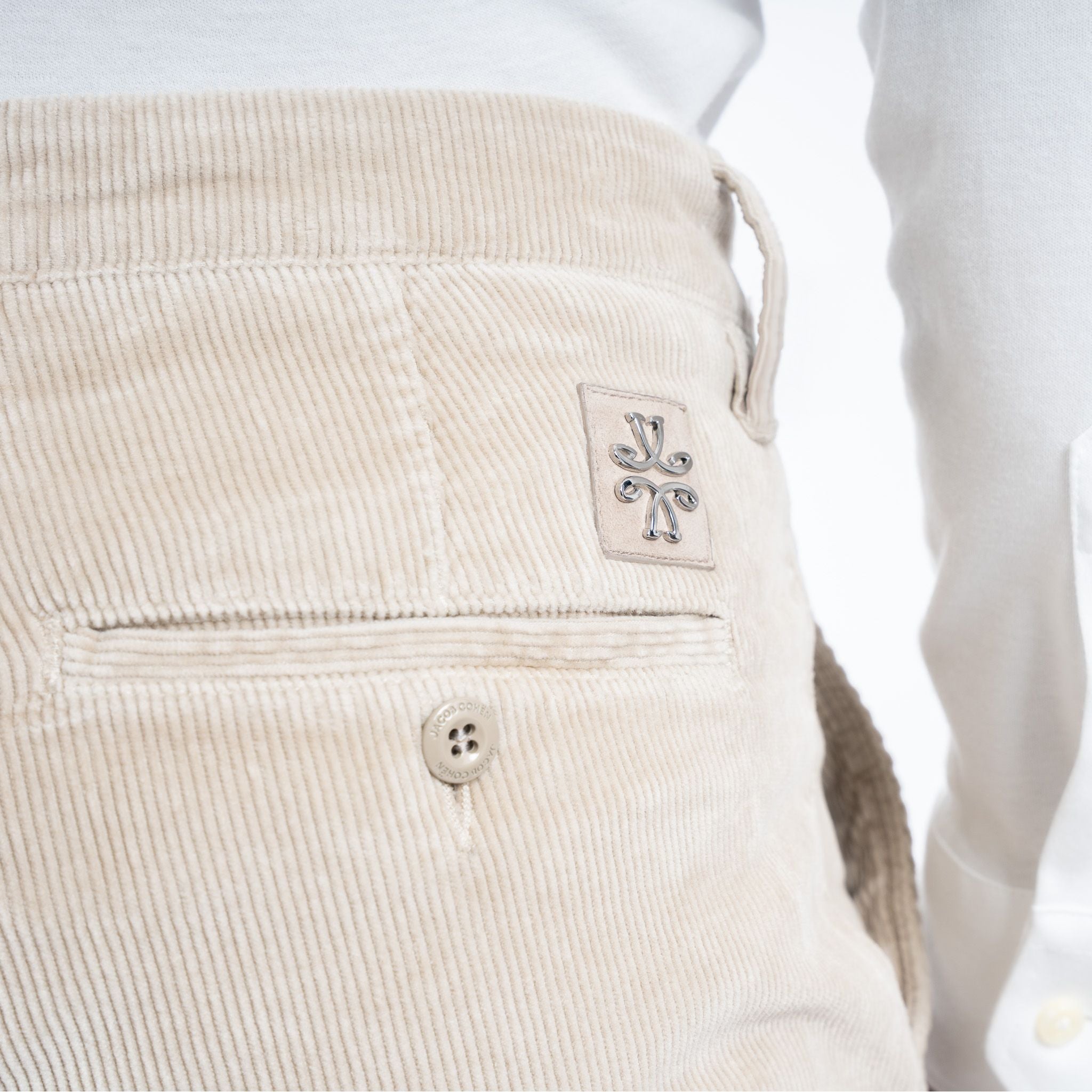 Jacob Cohen Chino Corduroy Beige | Bobby