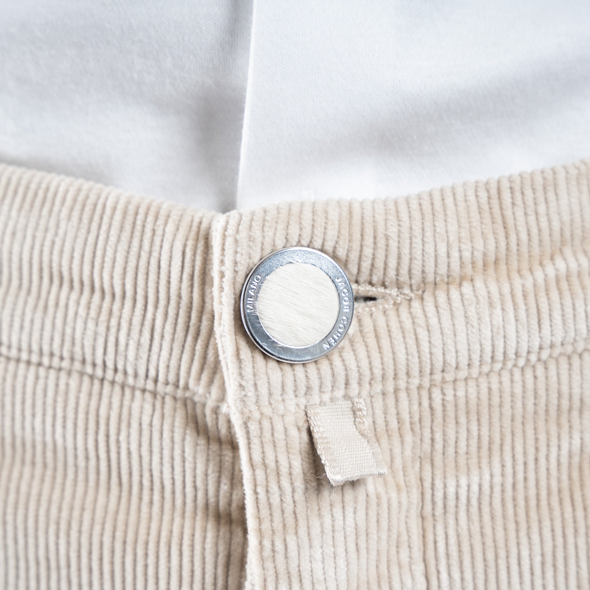 Jacob Cohen Chino Corduroy Beige | Bobby