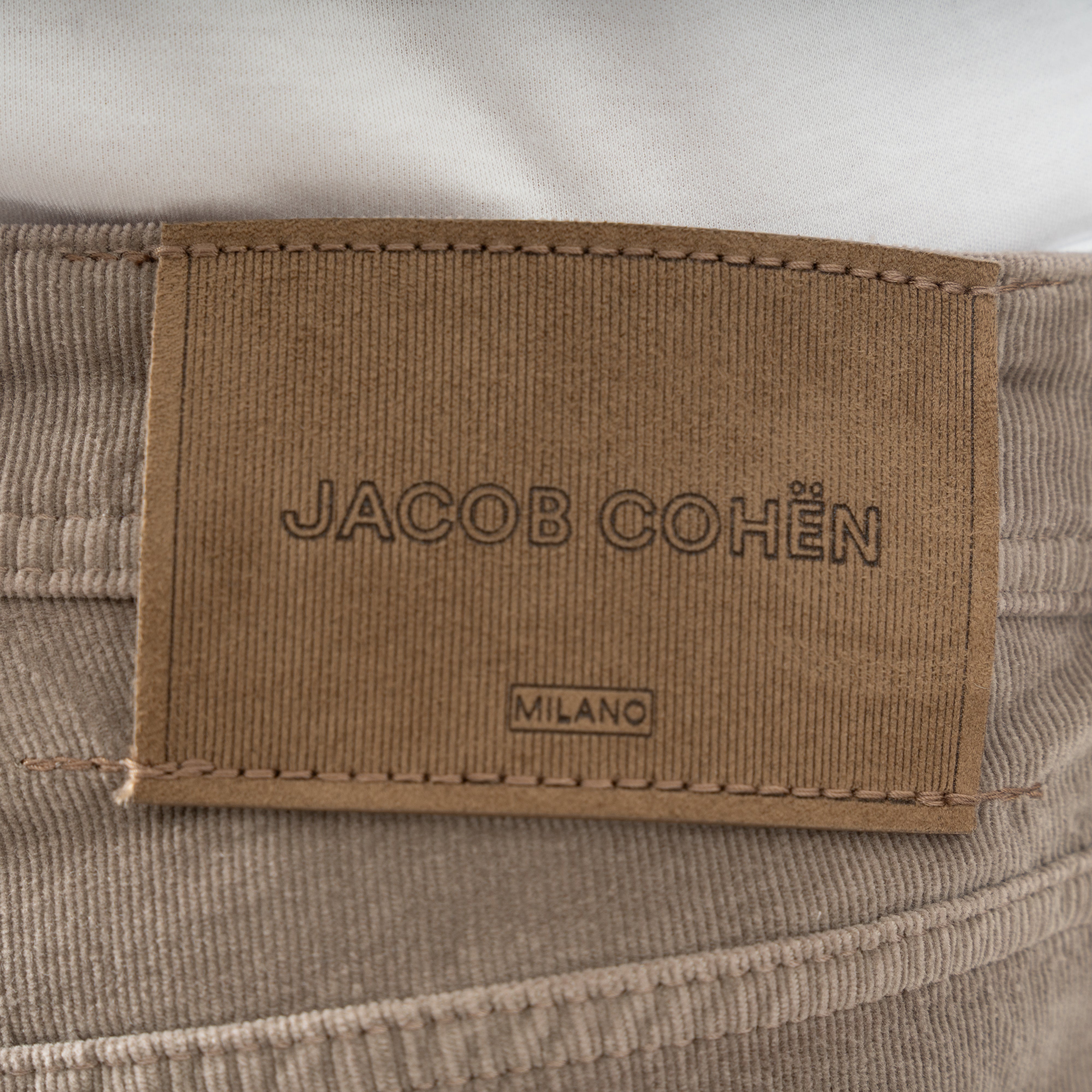 Jacob Cohen Chino Corduroy Taupe | Nick Slim