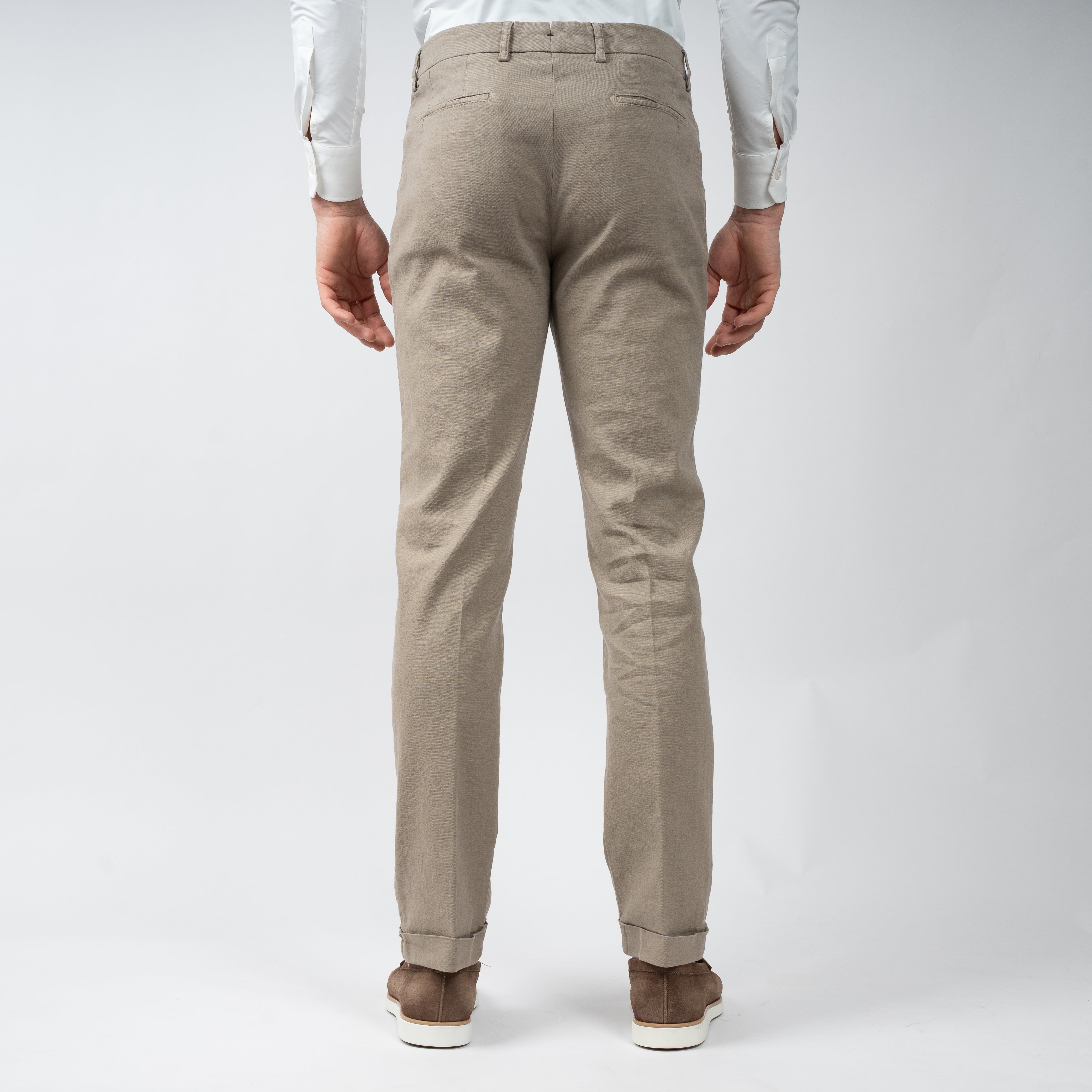 Berwich Pantalon Taupe | Retrolong-GD