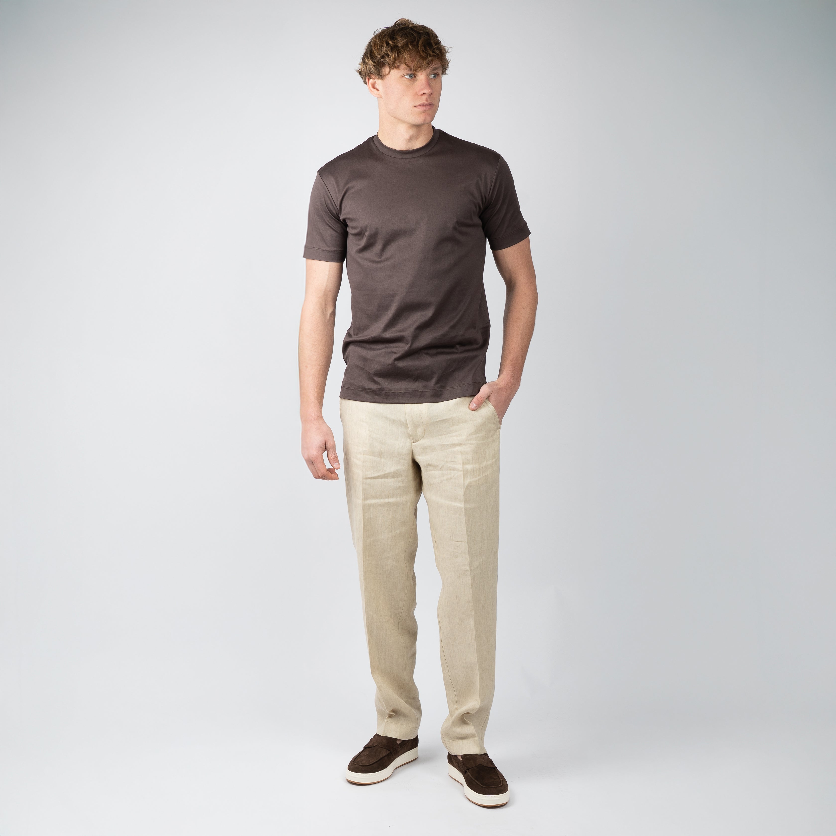 Berwich Linnen Chino Beige | Negroni-FF