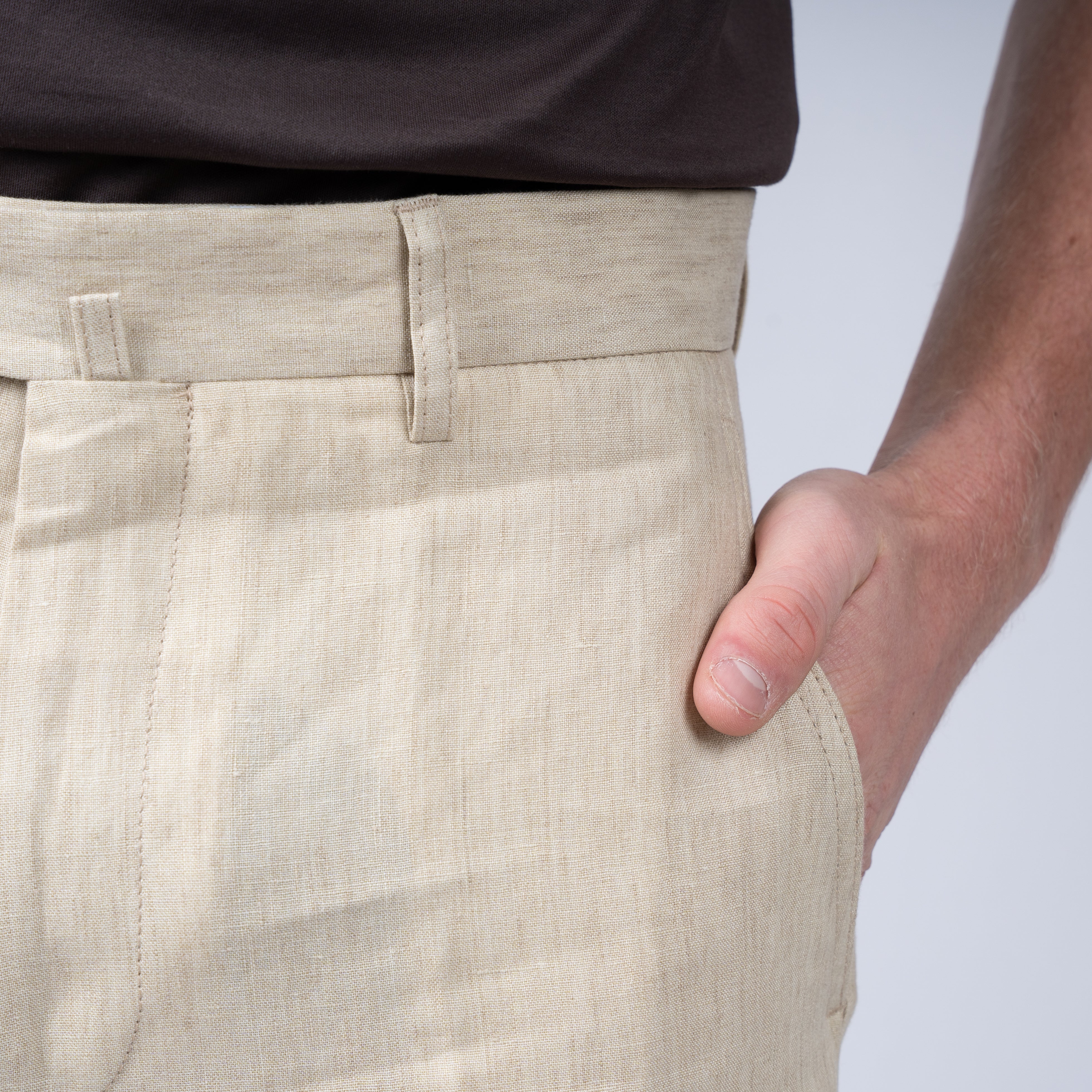 Berwich Linnen Chino Beige | Negroni-FF