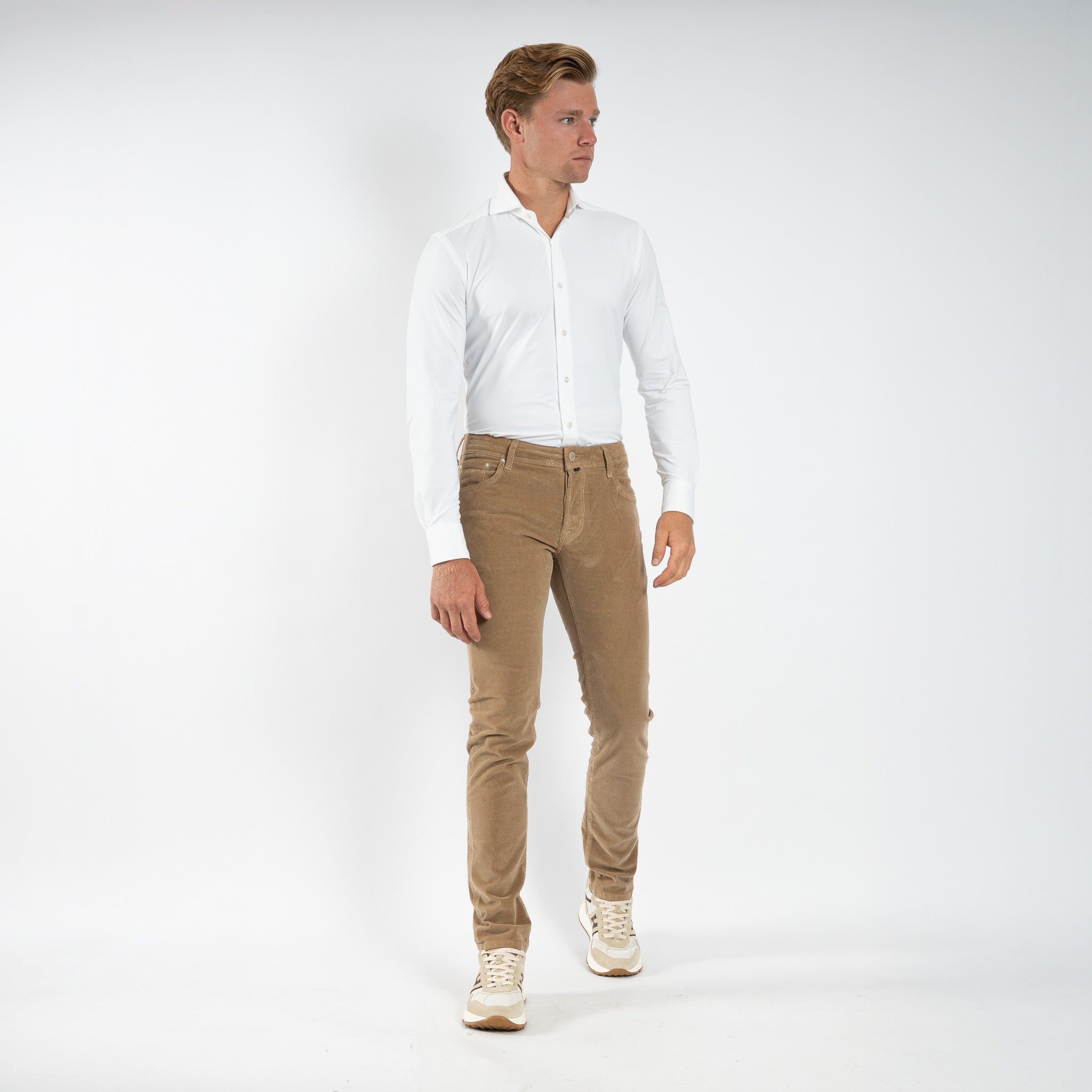 Jacob Cohen Chino Corduroy Camel | Nick Slim