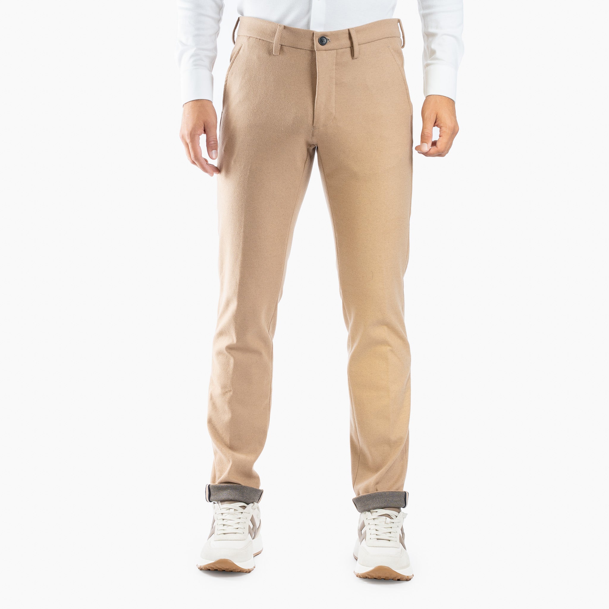 Mason's Chino Flannel Camel | Torino