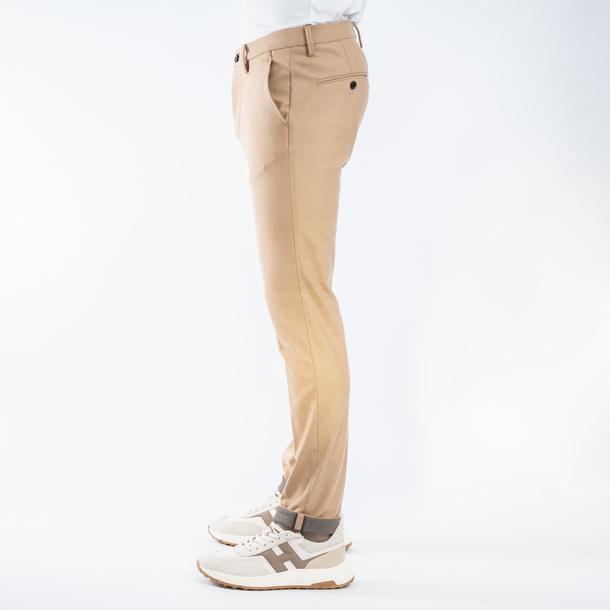 Mason's Chino Flannel Camel | Torino