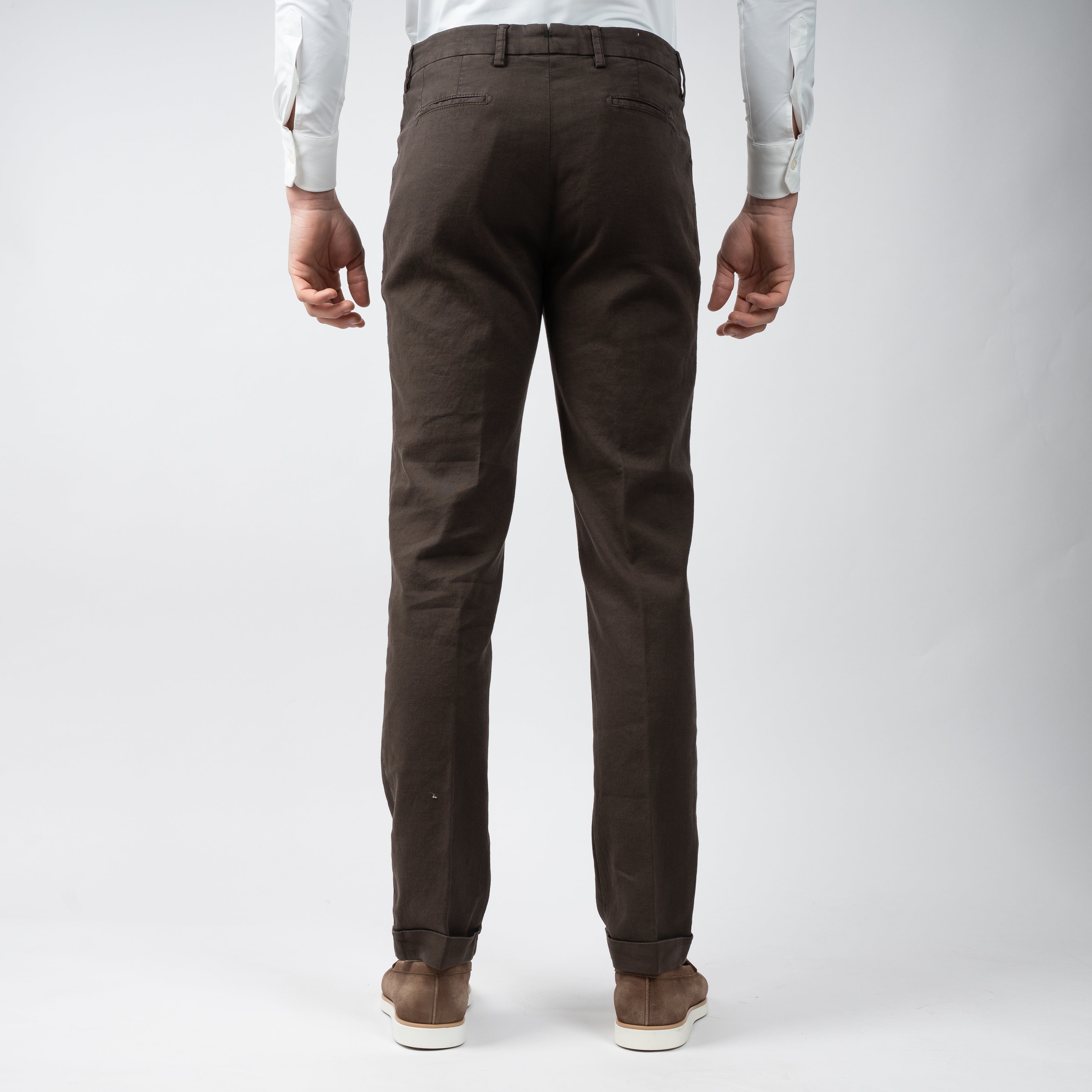 Berwich Pantalon Bruin | Retrolong-GD