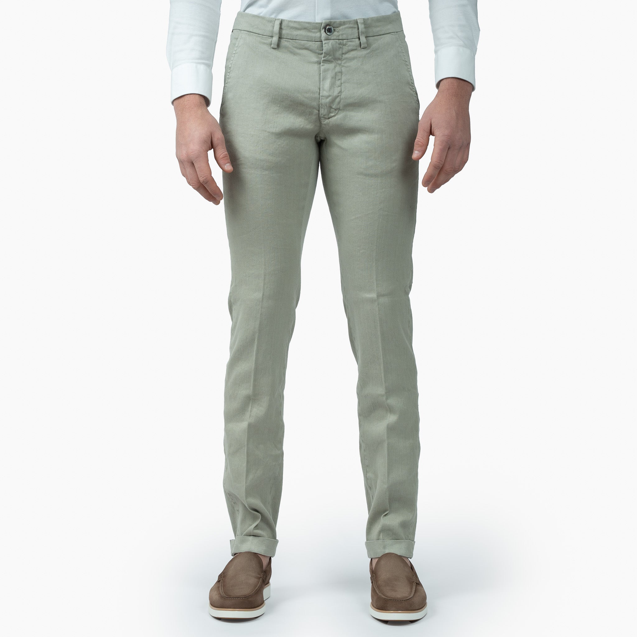 Mason's Linnen Chino Lichtgroen | Torino