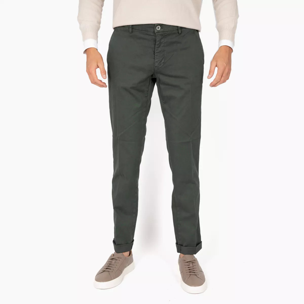 Mason's Chino donkergroen | Milano