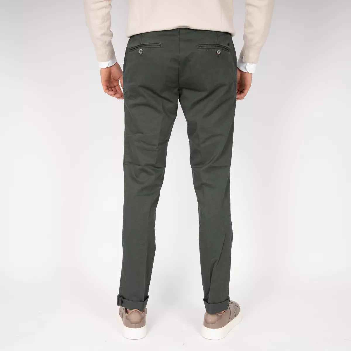 Mason's Chino donkergroen | Milano