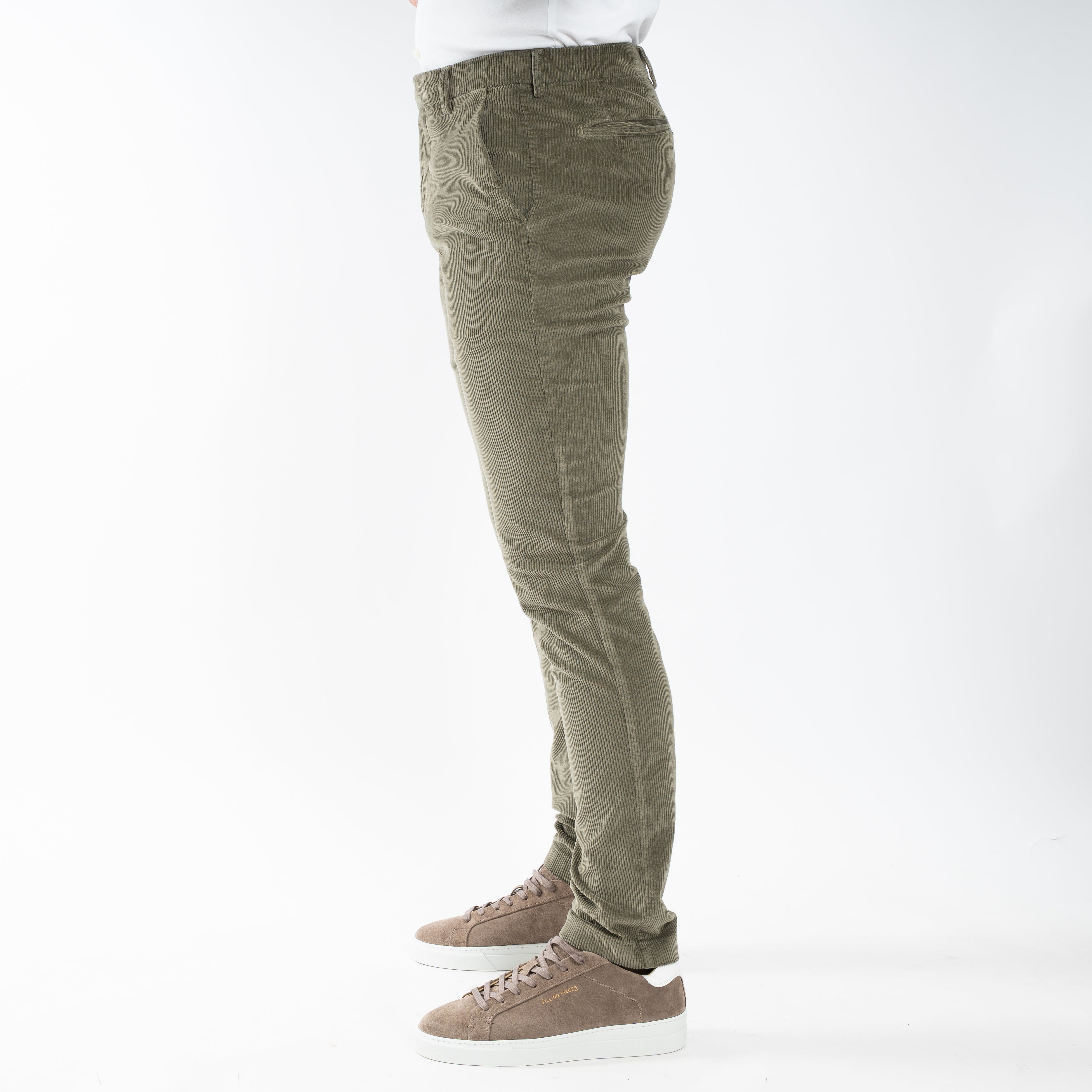 Berwich Chino Corduroy Groen | Morello