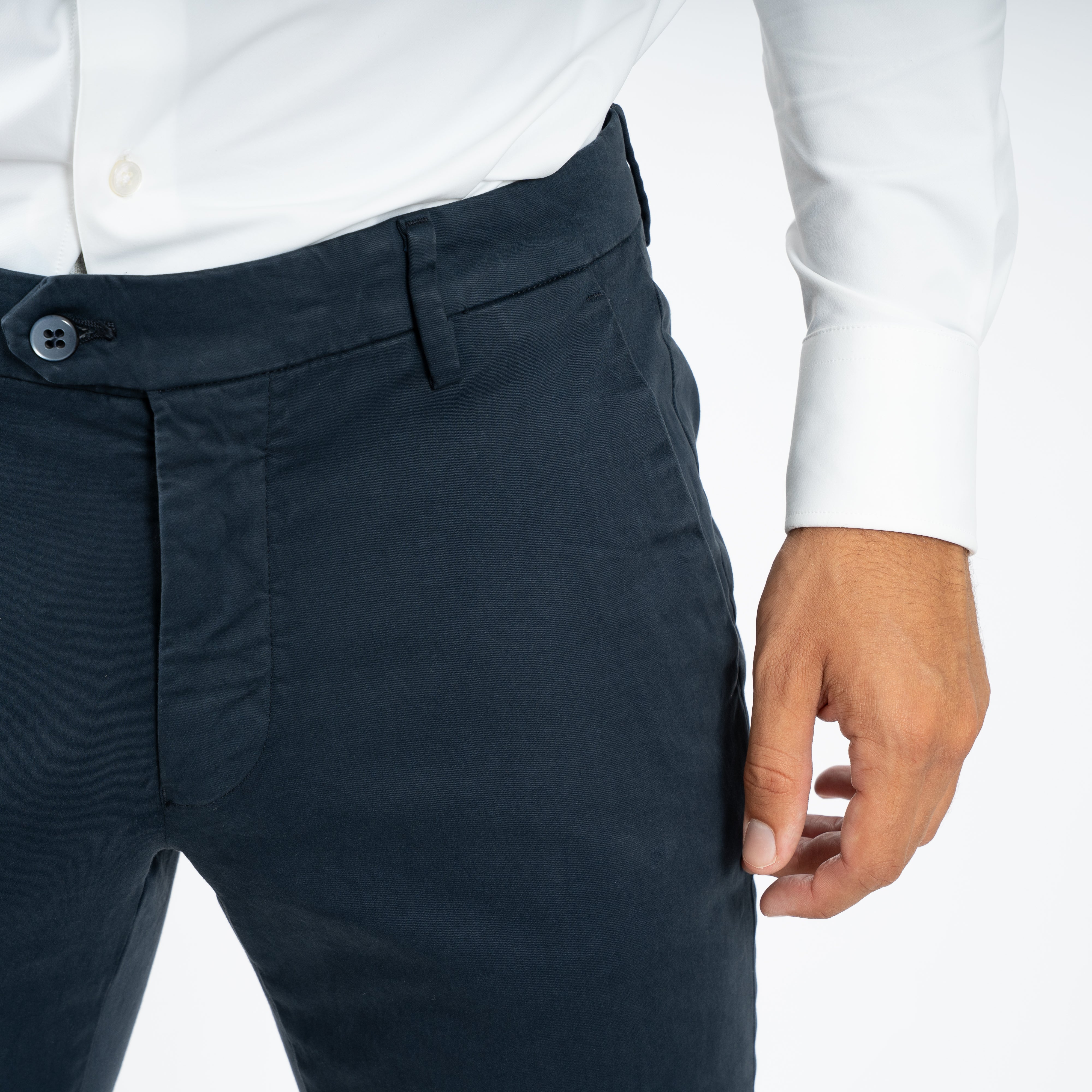 Mason's Chino Donkerblauw | Torino Flex