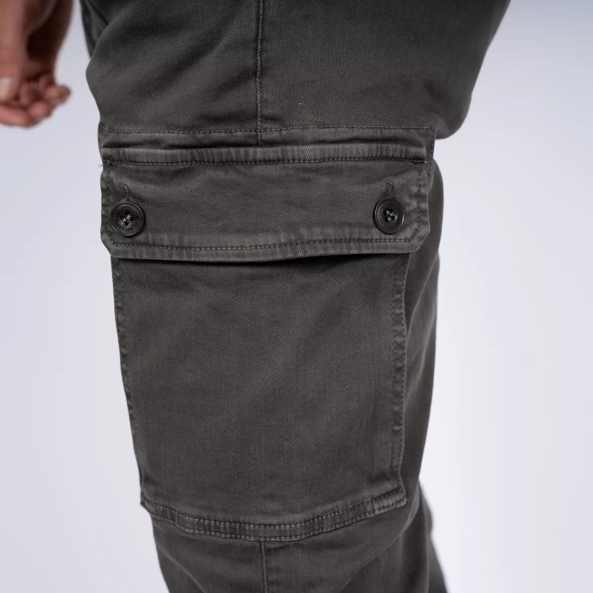 Replay Cargobroek Donkergrijs | Jaan Slim-Fit Cargo