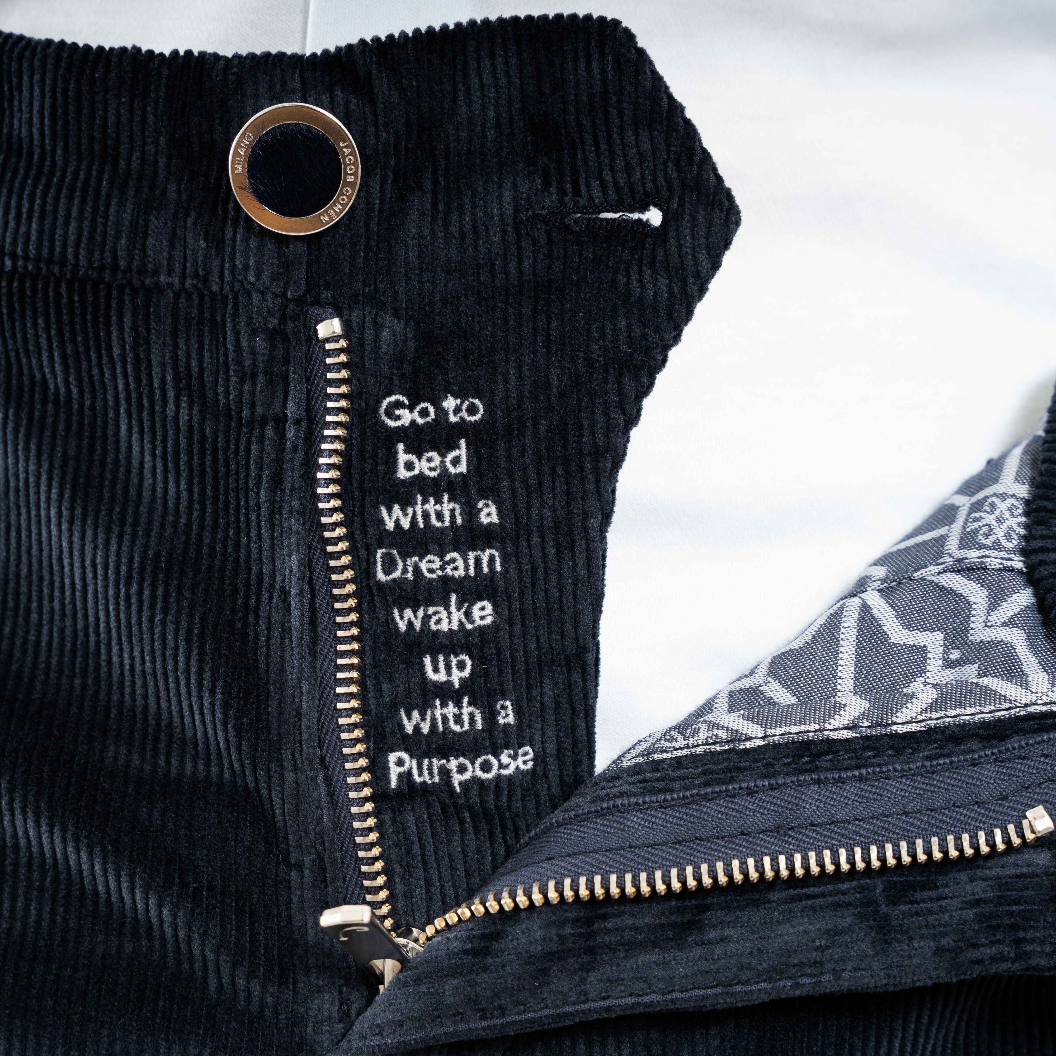 Jacob Cohen Chino Corduroy Donkerblauw | Bobby