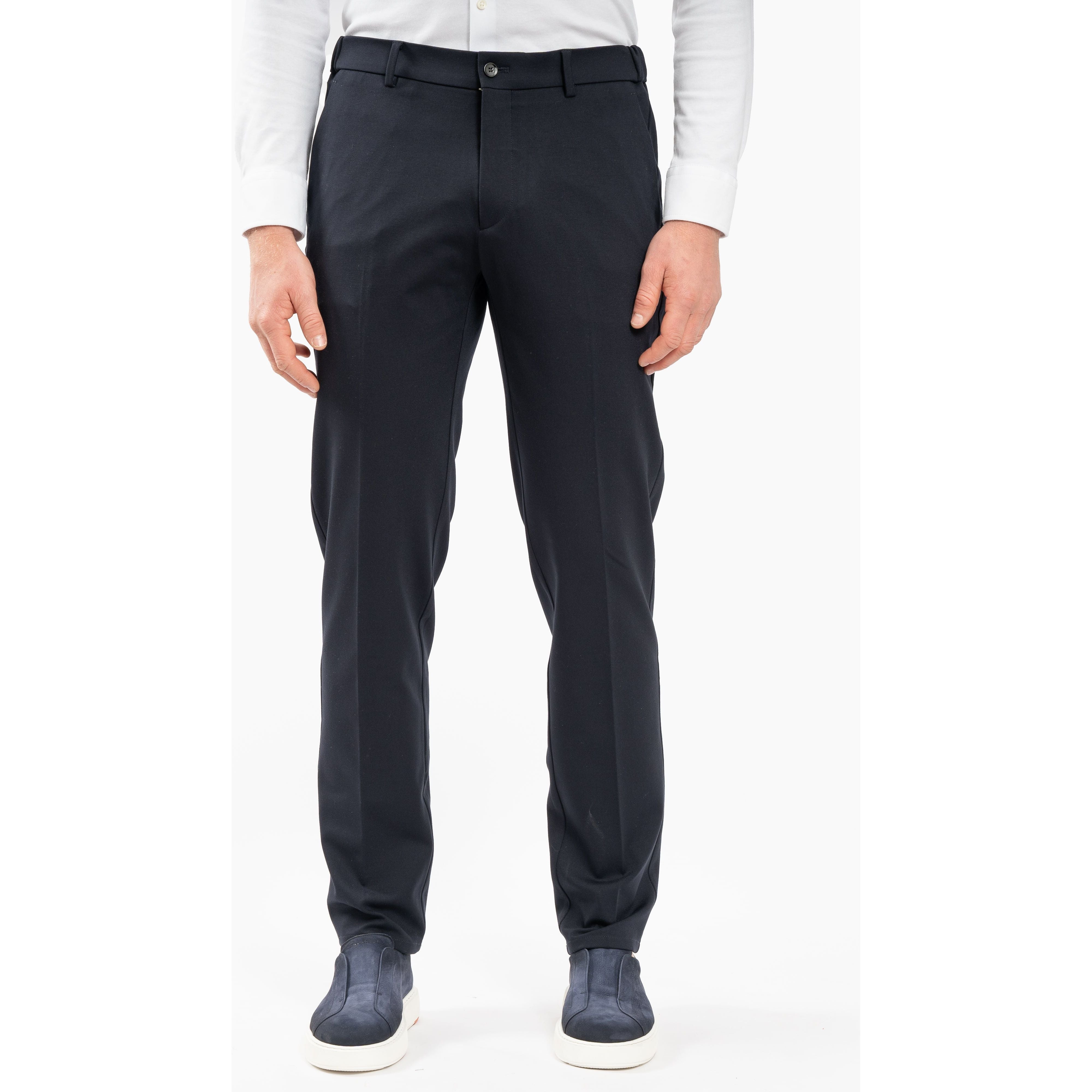 Berwich Chino Donkerblauw | Morello Elax Tech Jersey