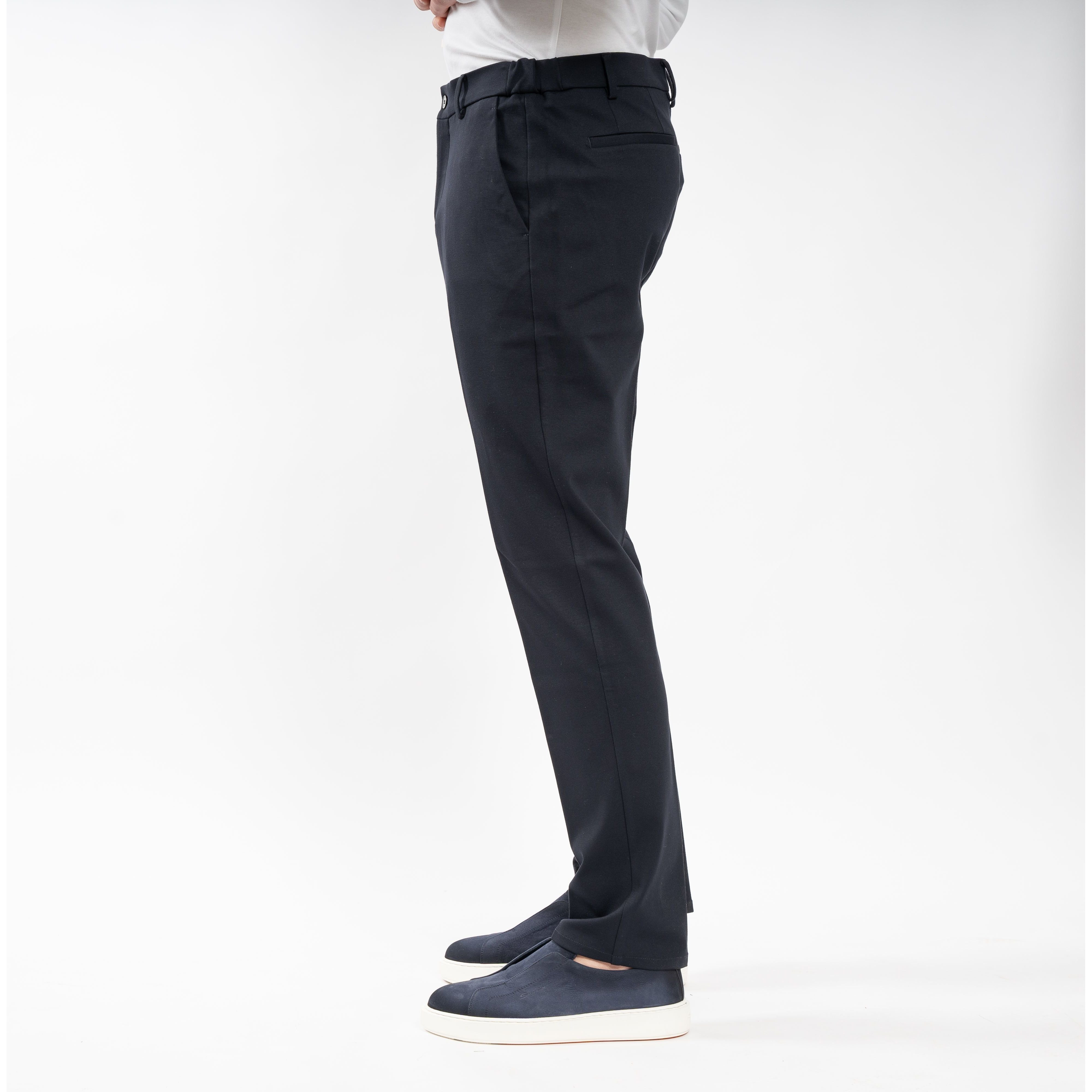 Berwich Chino Donkerblauw | Morello Elax Tech Jersey