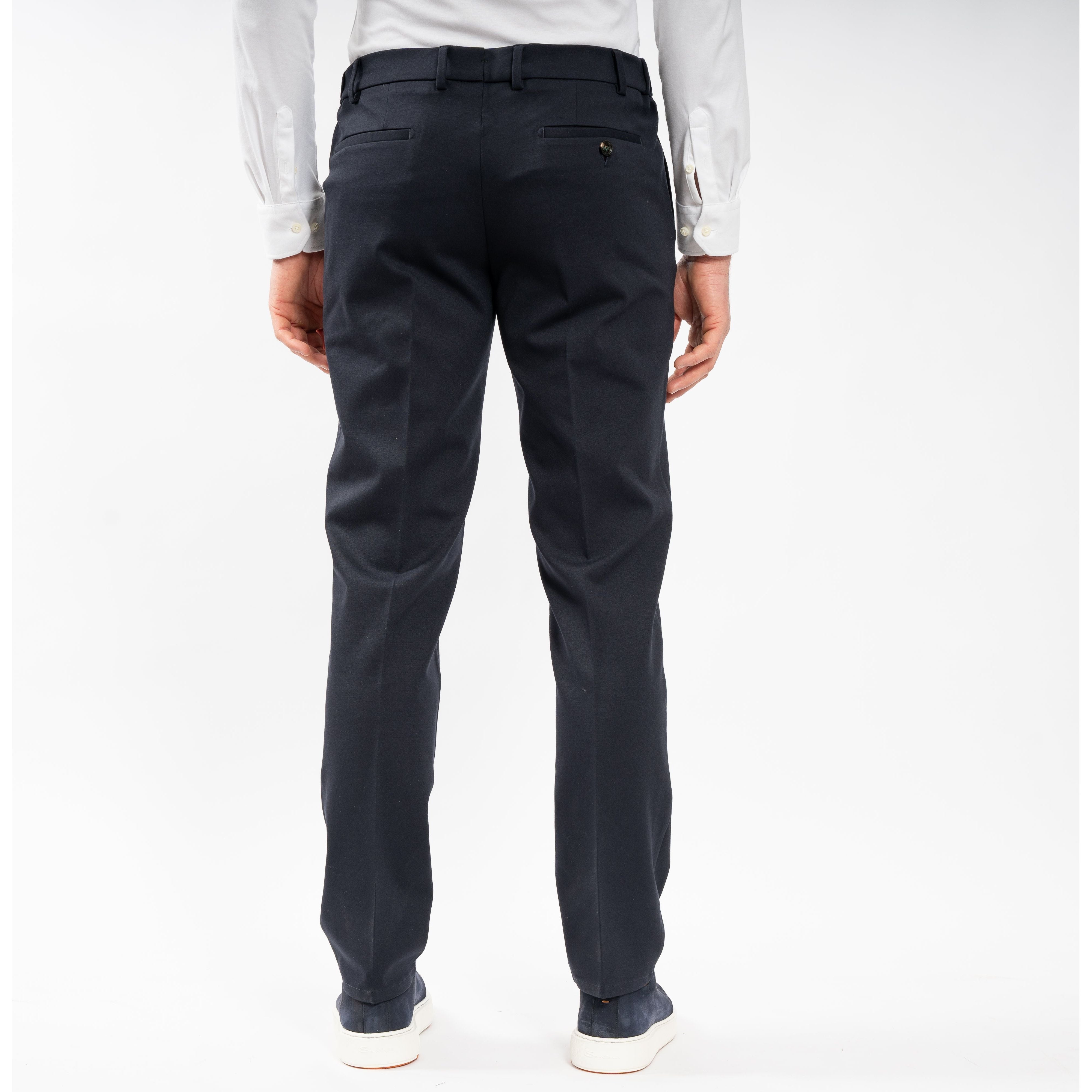 Berwich Chino Donkerblauw | Morello Elax Tech Jersey