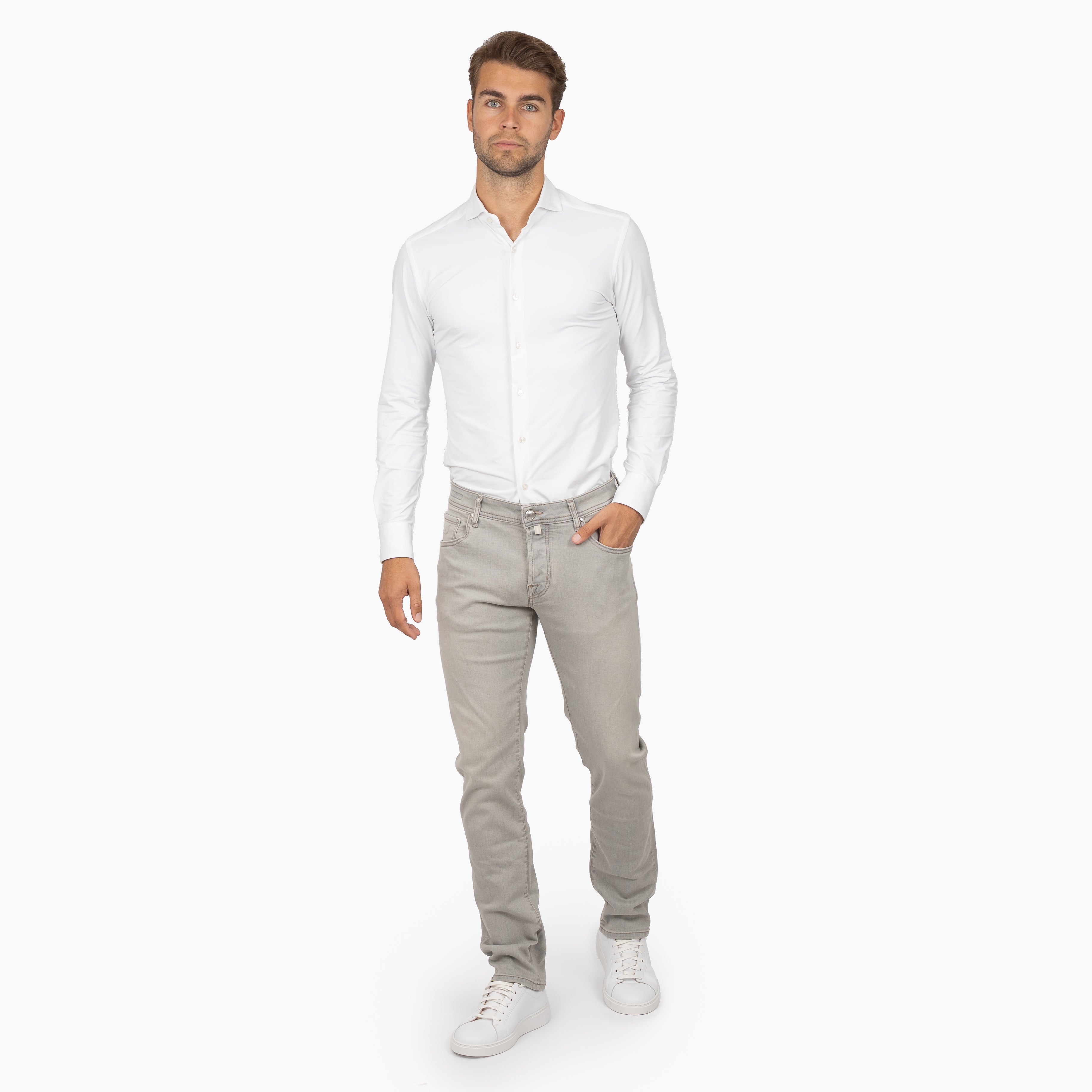 Jacob Cohen Jeans Lichtgrijs | Nick