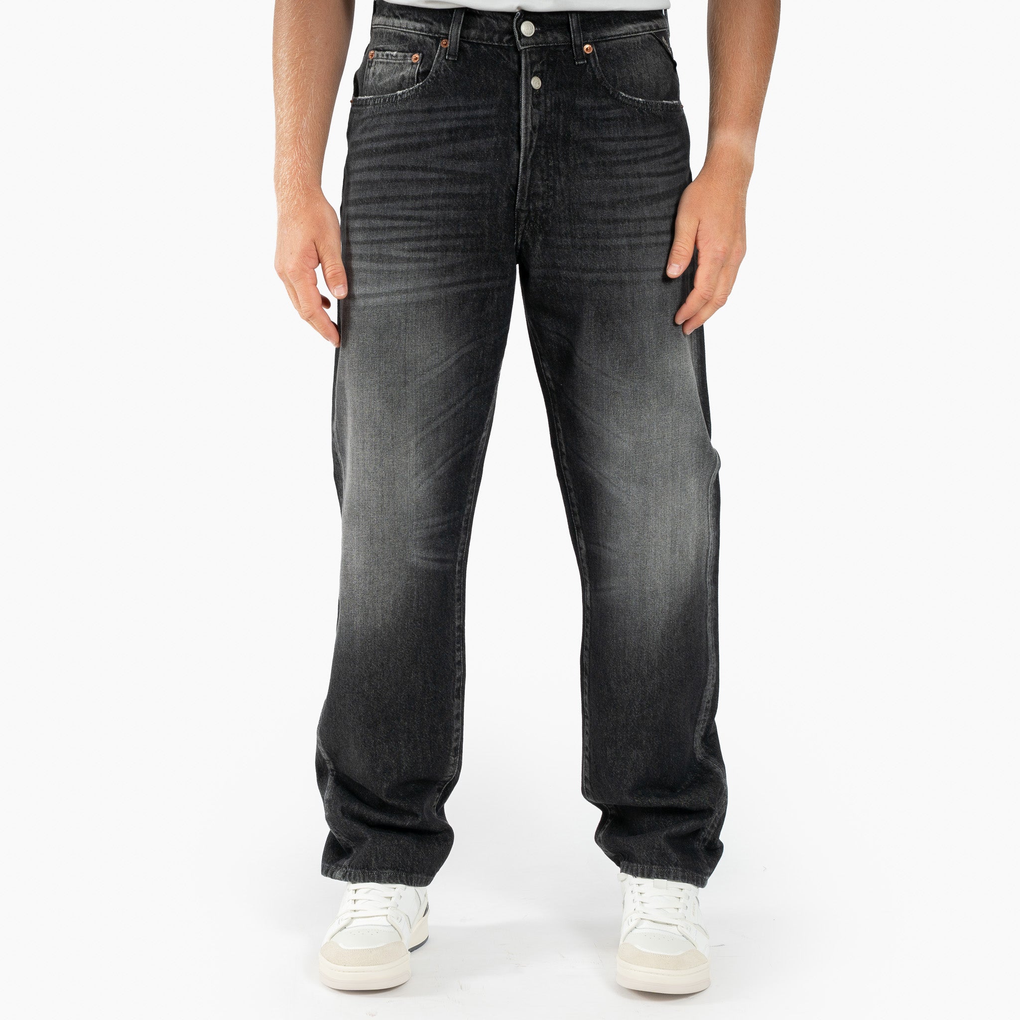 Replay Jeans Antracietgrijs | Straight Fit