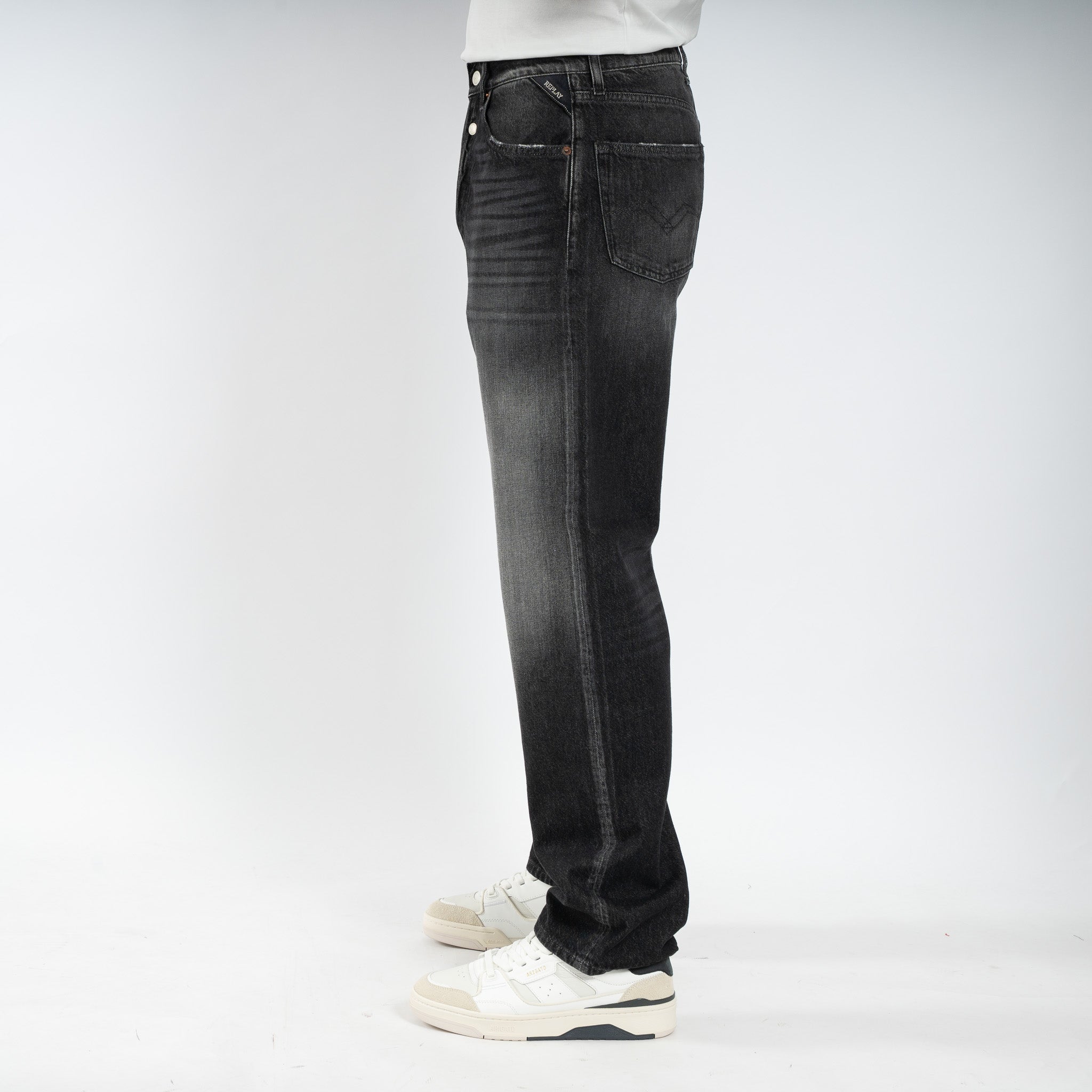 Replay Jeans Antracietgrijs | Straight Fit