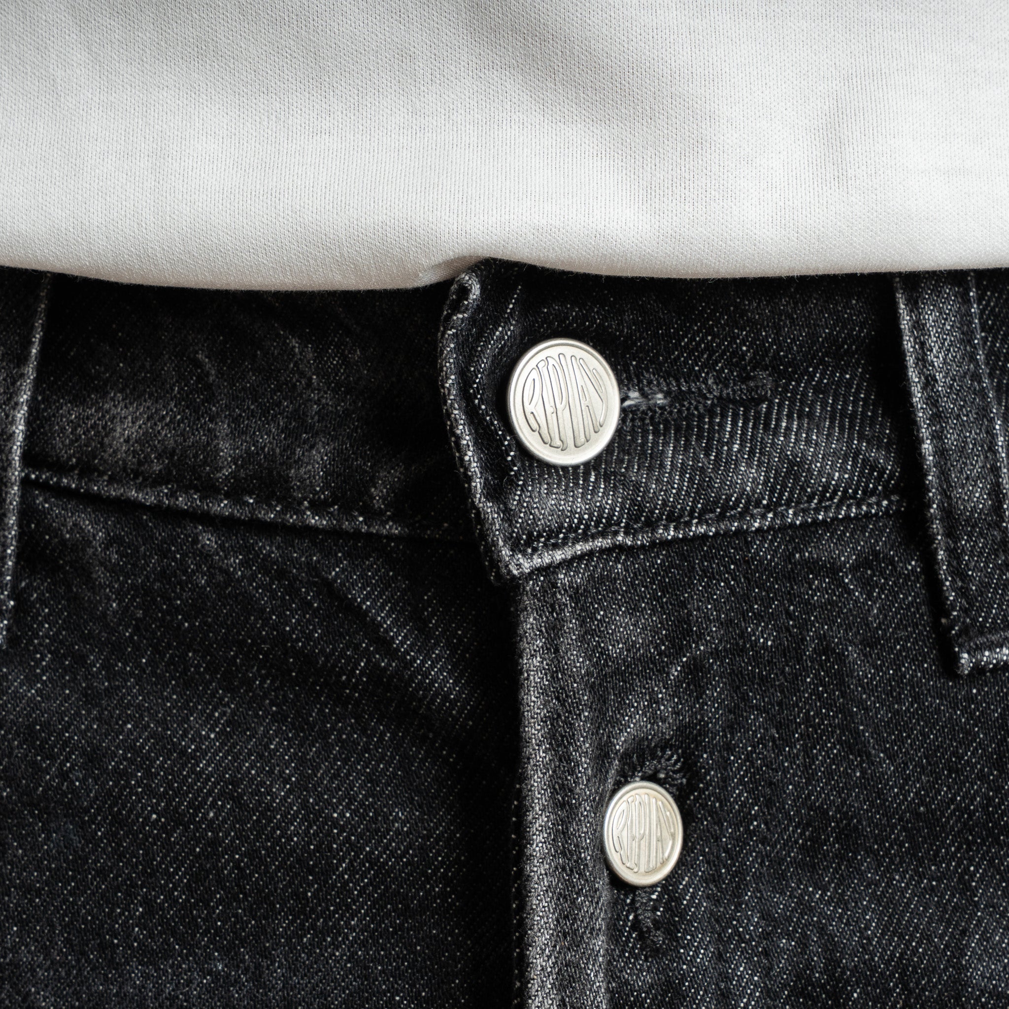 Replay Jeans Antracietgrijs | Straight Fit