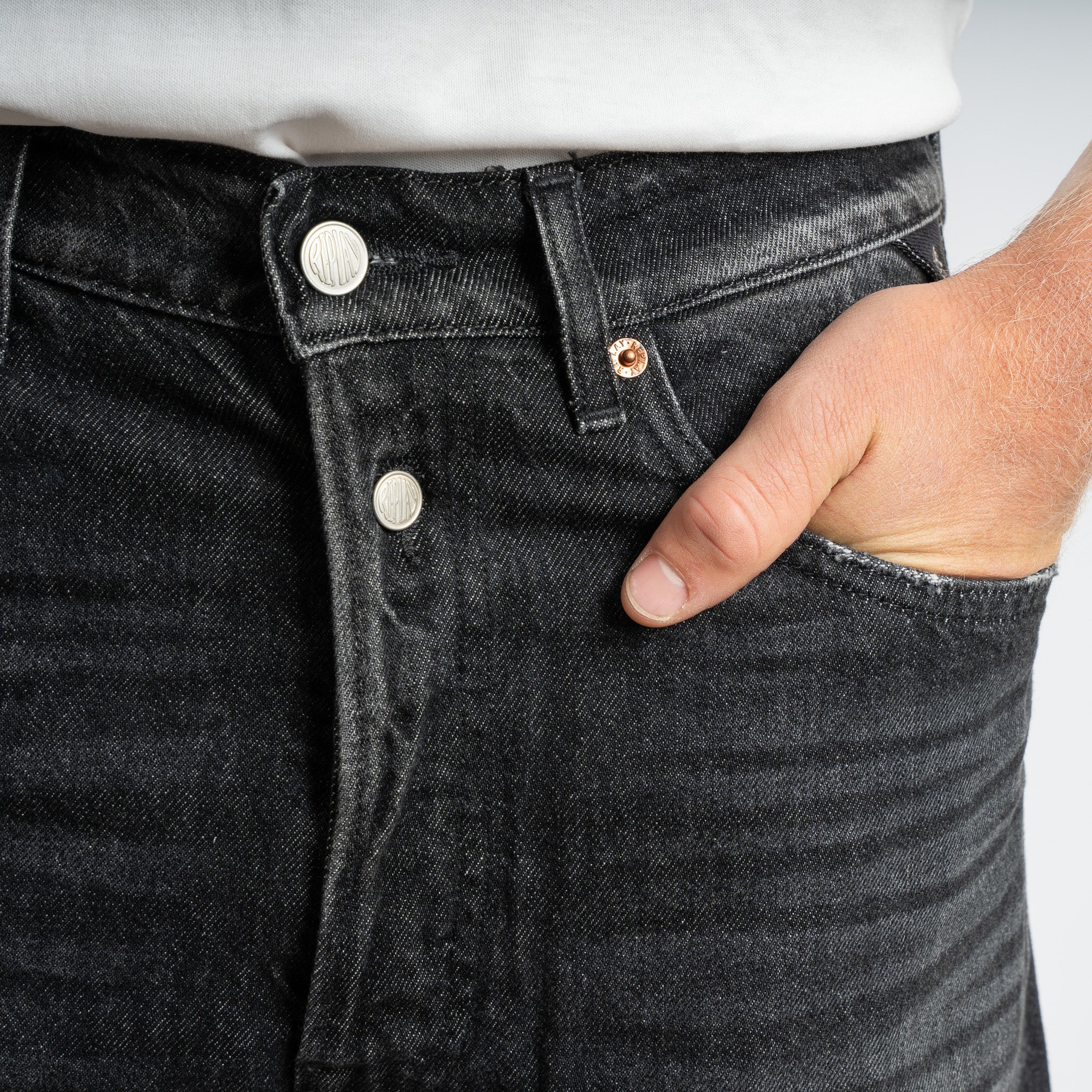 Replay Jeans Antracietgrijs | Straight Fit