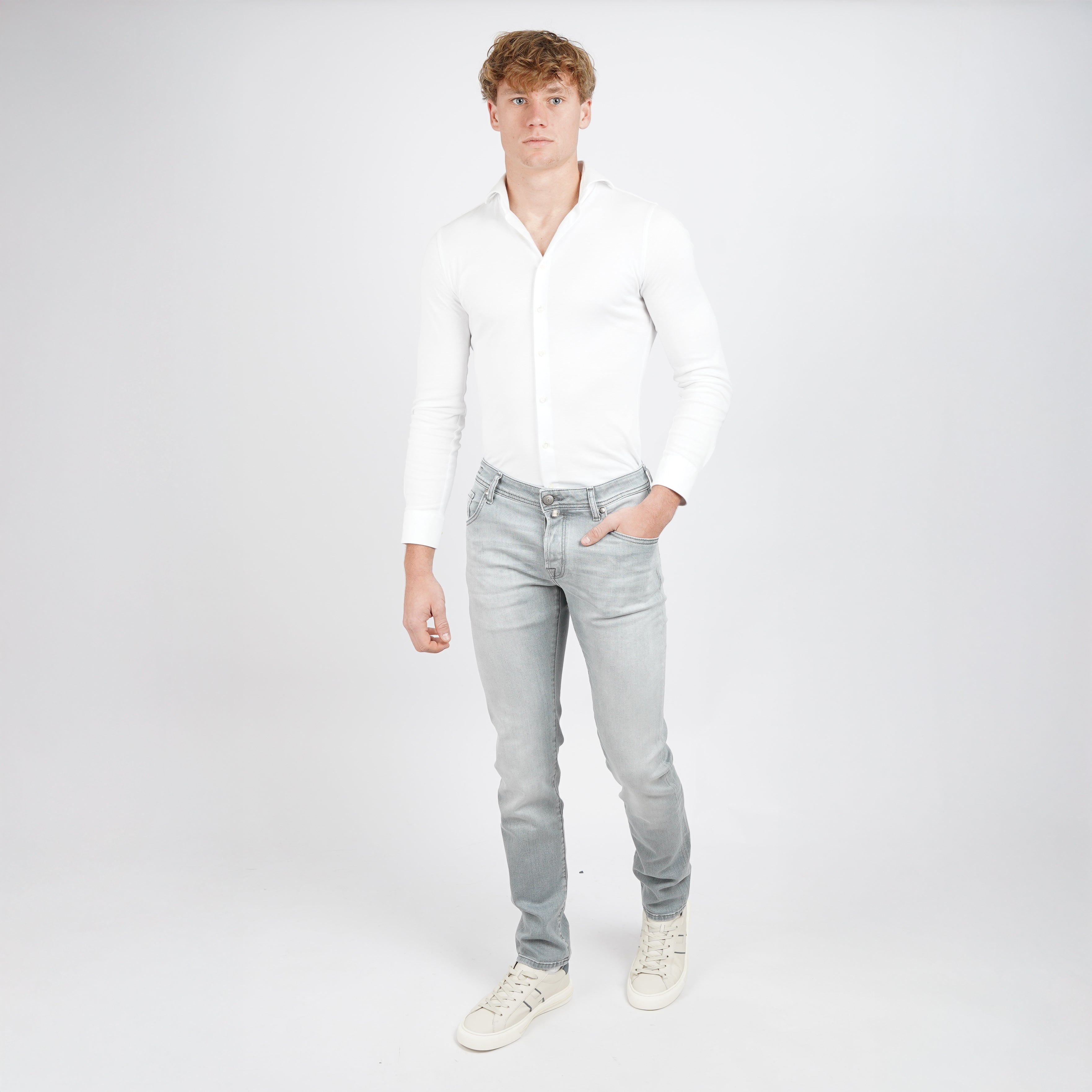 Jacob Cohen Jeans Lichtgrijs | Nick Slim