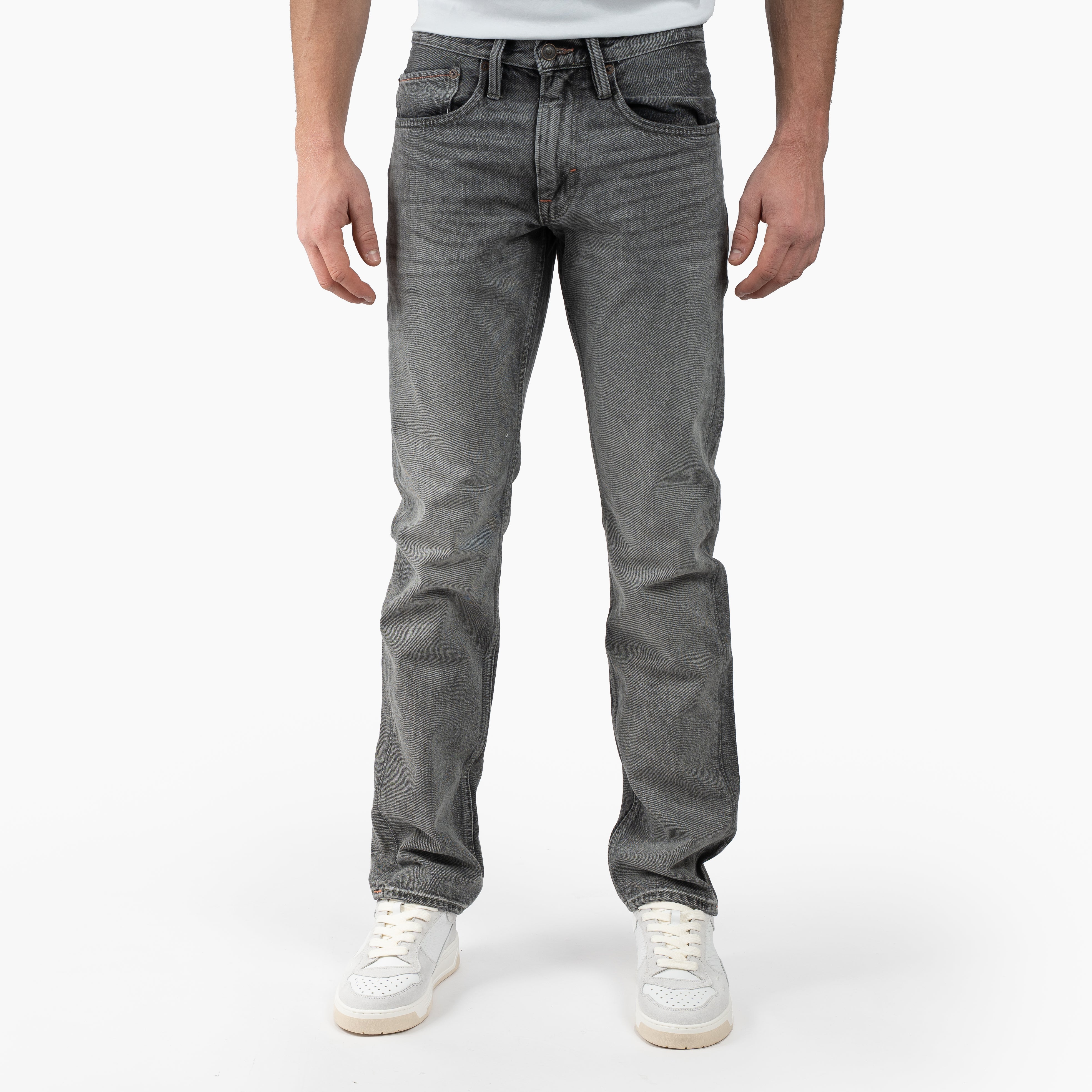 -1 Nordic Denim Jeans Lichtgrijs | Regular Fit