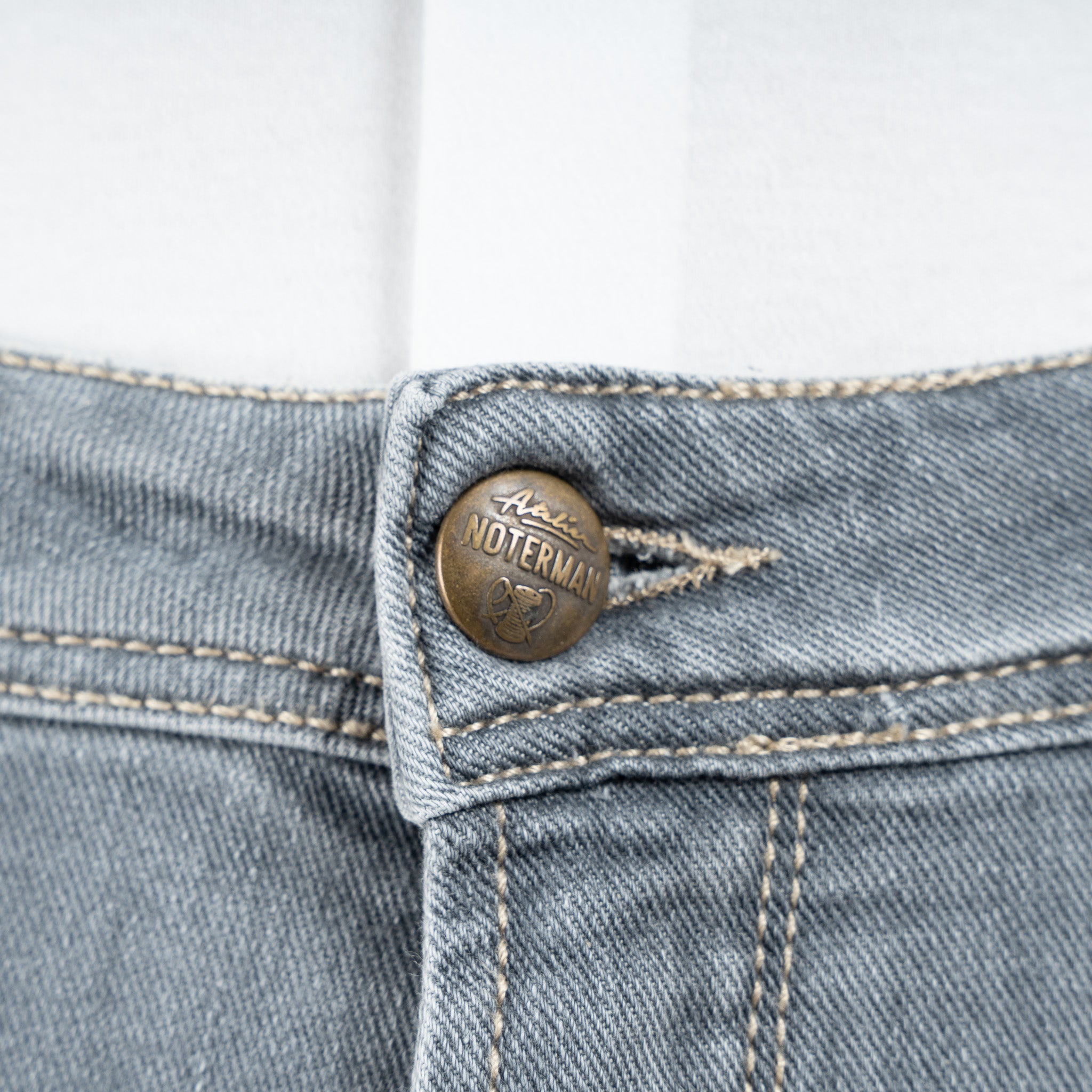 Atelier Noterman Jeans Lichtgrijs | Slim Fit