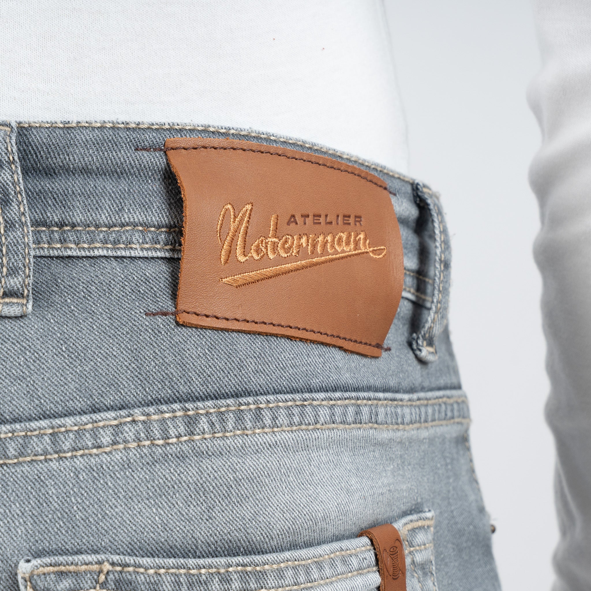 Atelier Noterman Jeans Lichtgrijs | Slim Fit